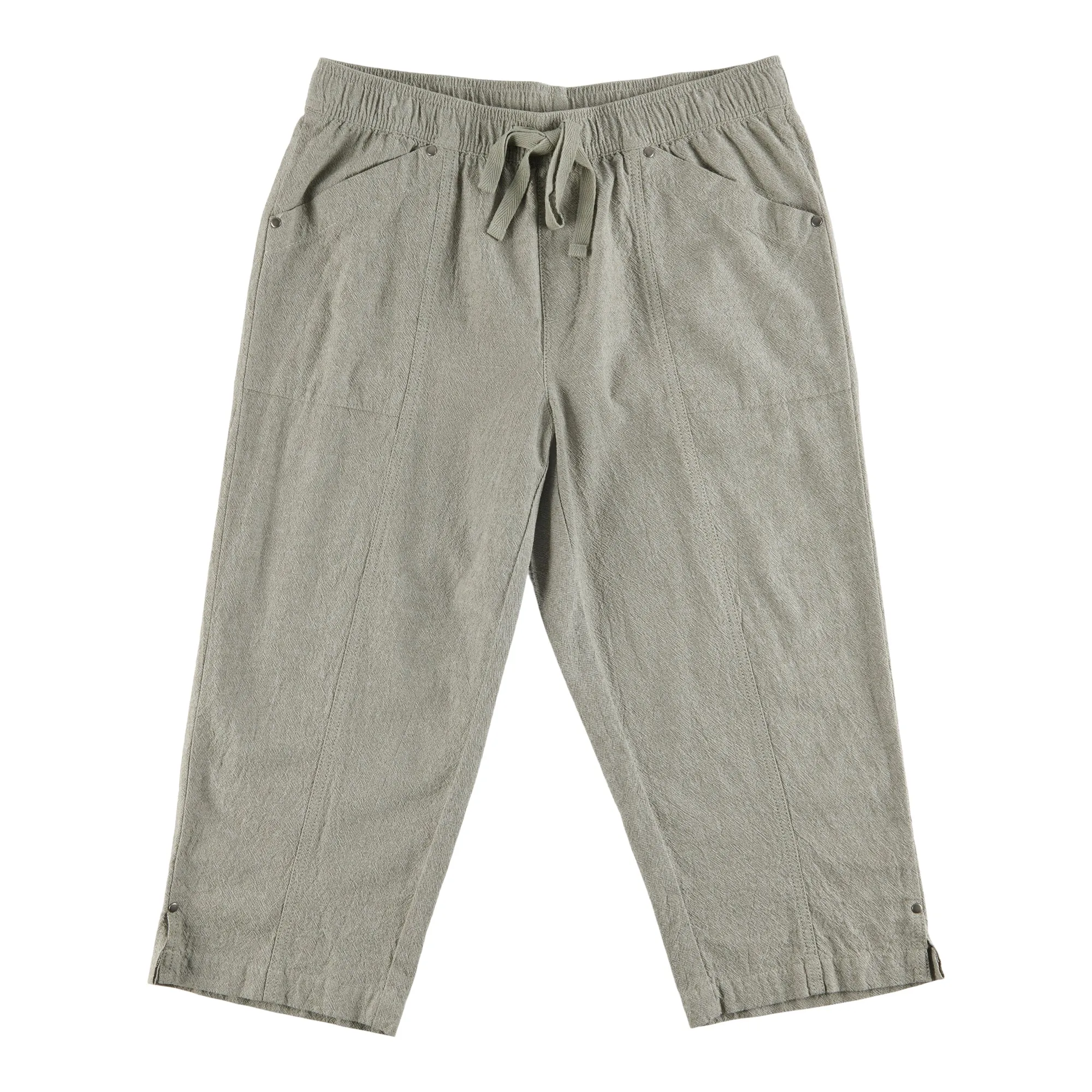 Classic Editions Women's Summer Look Mix Crinkle Capri Bottoms sold by Giant Tiger product image thumbnail 3