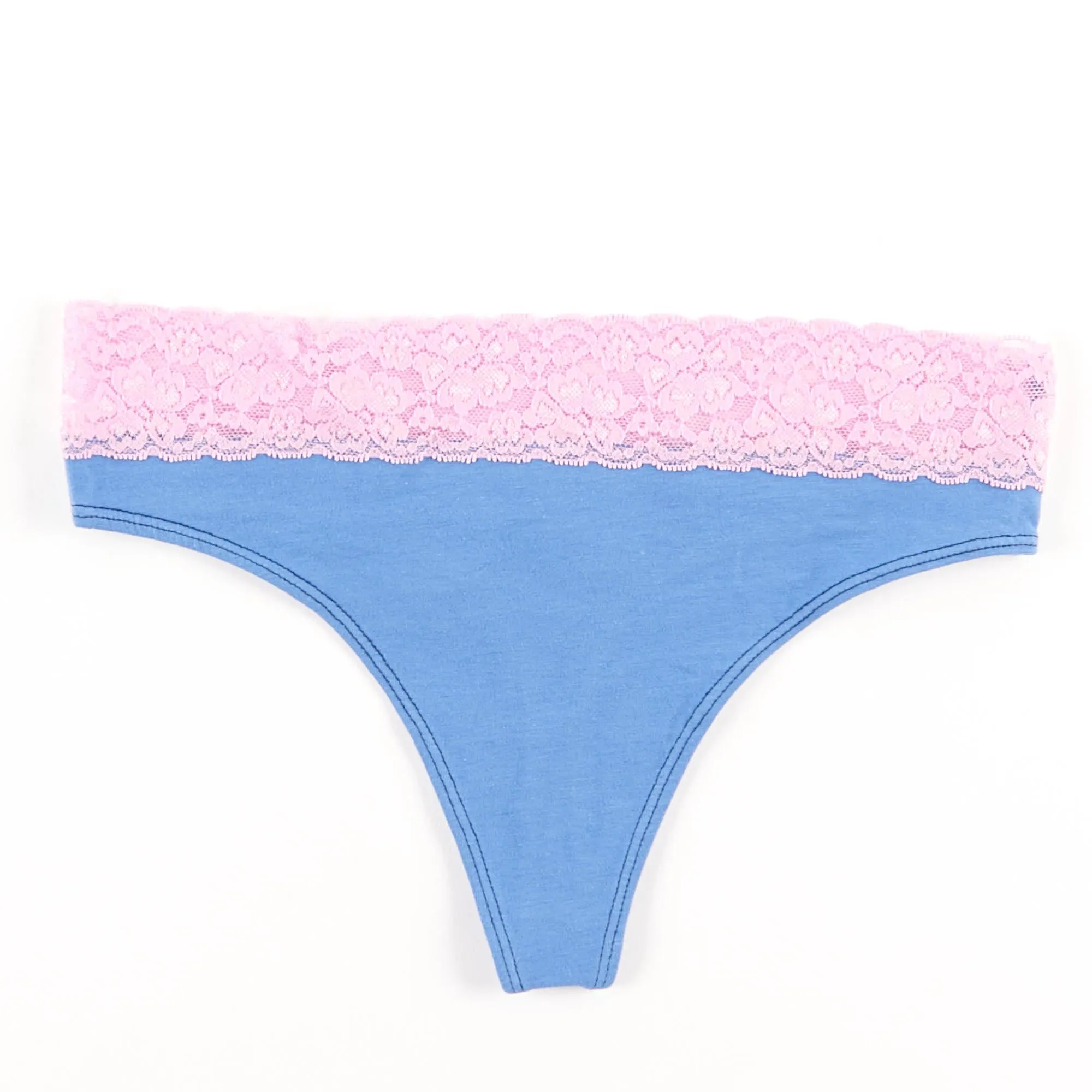 Carisma Women's Cotton Lace Thong sold by Giant Tiger