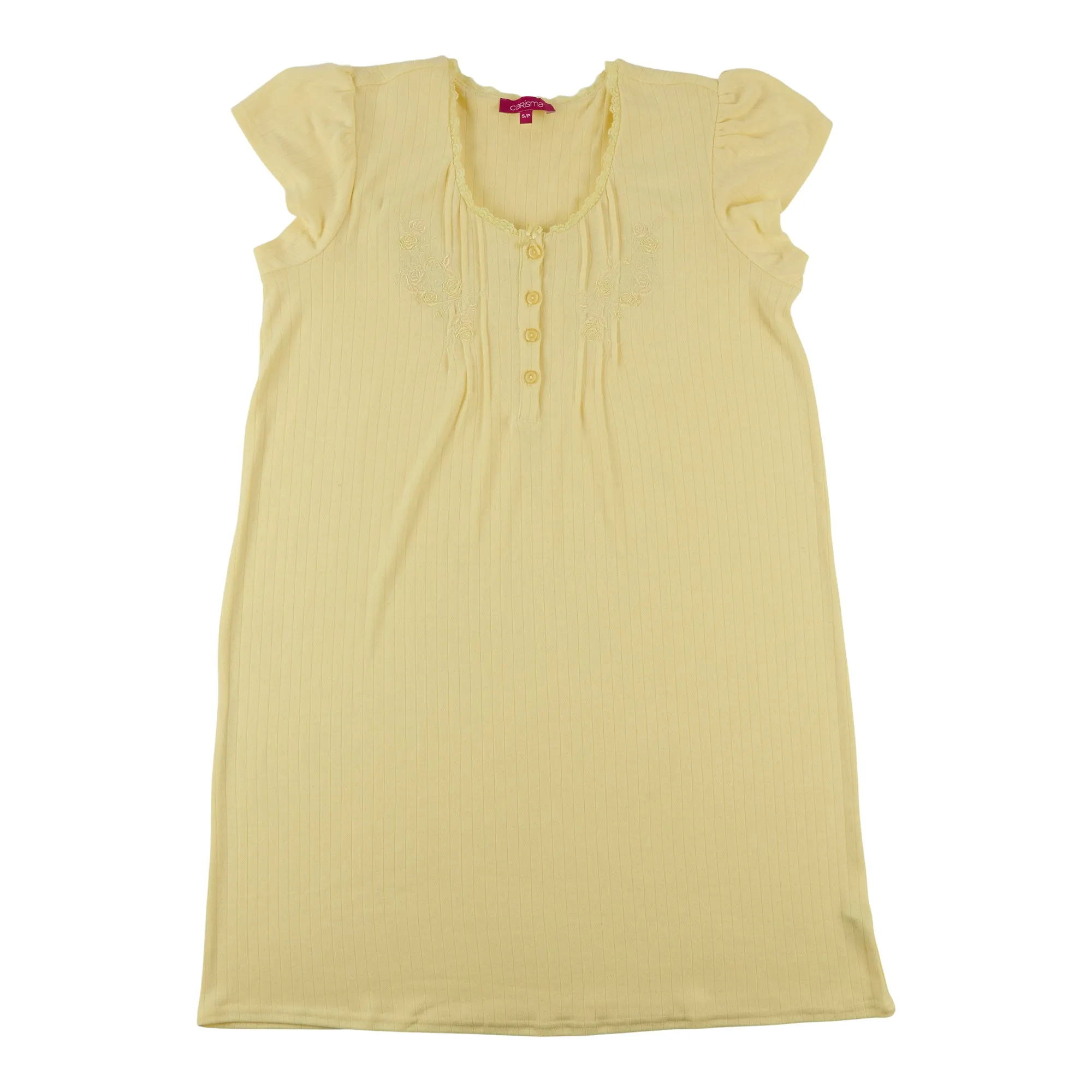 Carisma Women's Scooped Pointelle Nightgown sold by Giant Tiger product image thumbnail 3