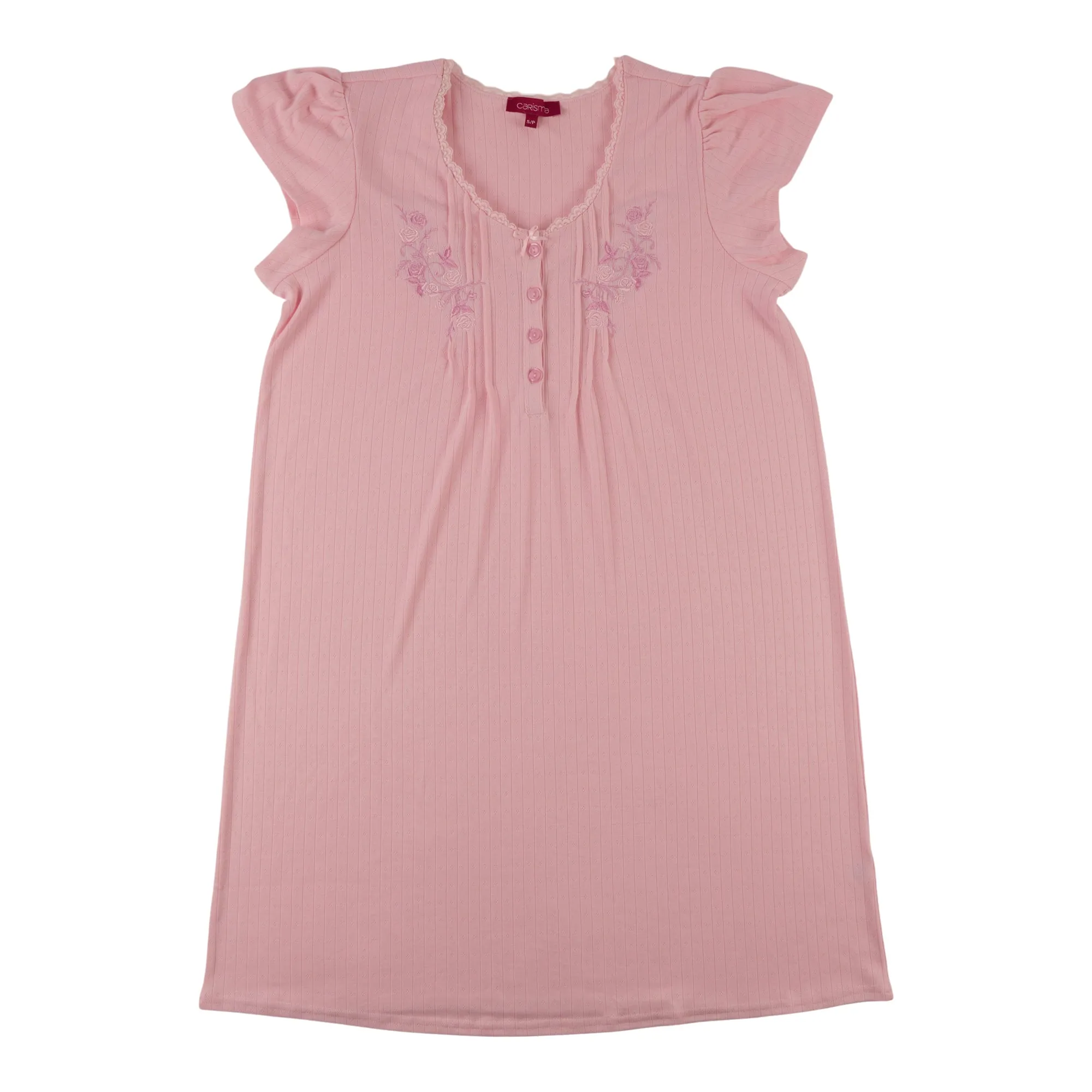 Carisma Women's Scooped Pointelle Nightgown sold by Giant Tiger product image thumbnail 2