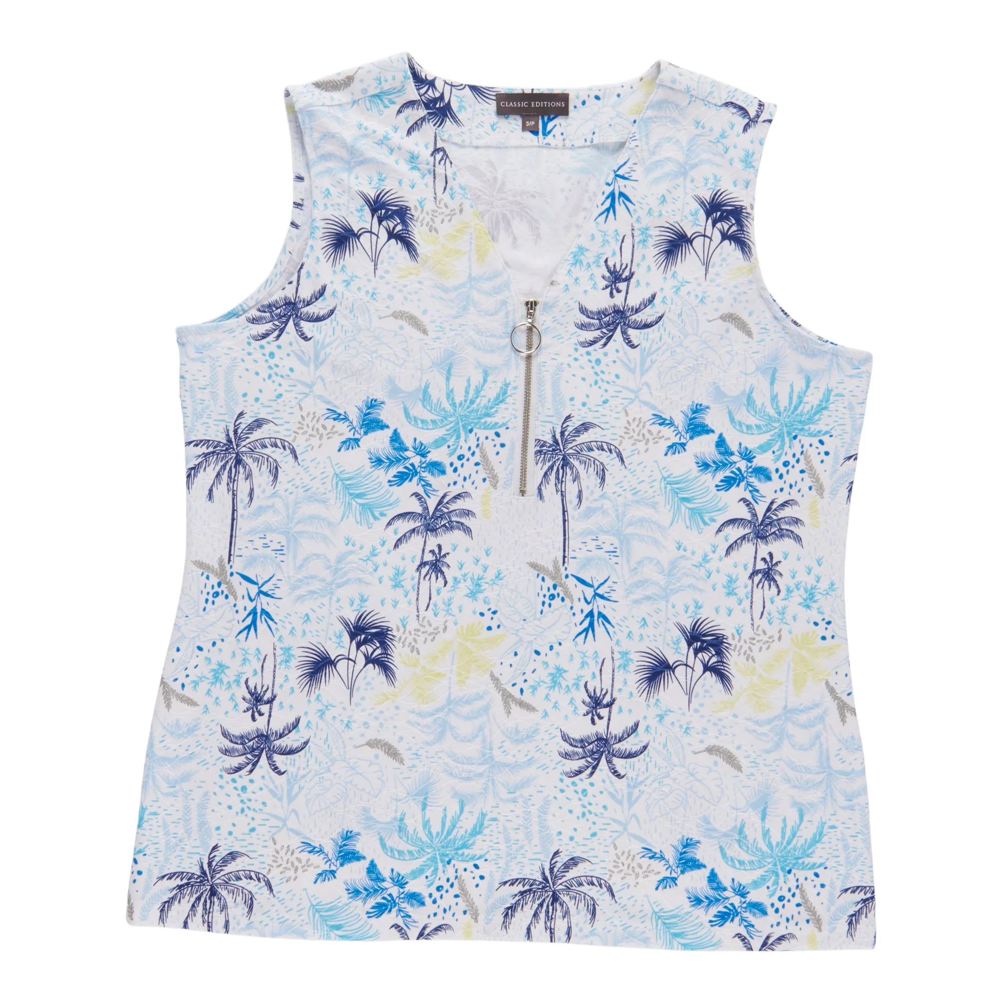 Classic Editions Women's V-Neck Zip Tank Top sold by Giant Tiger product image thumbnail 3
