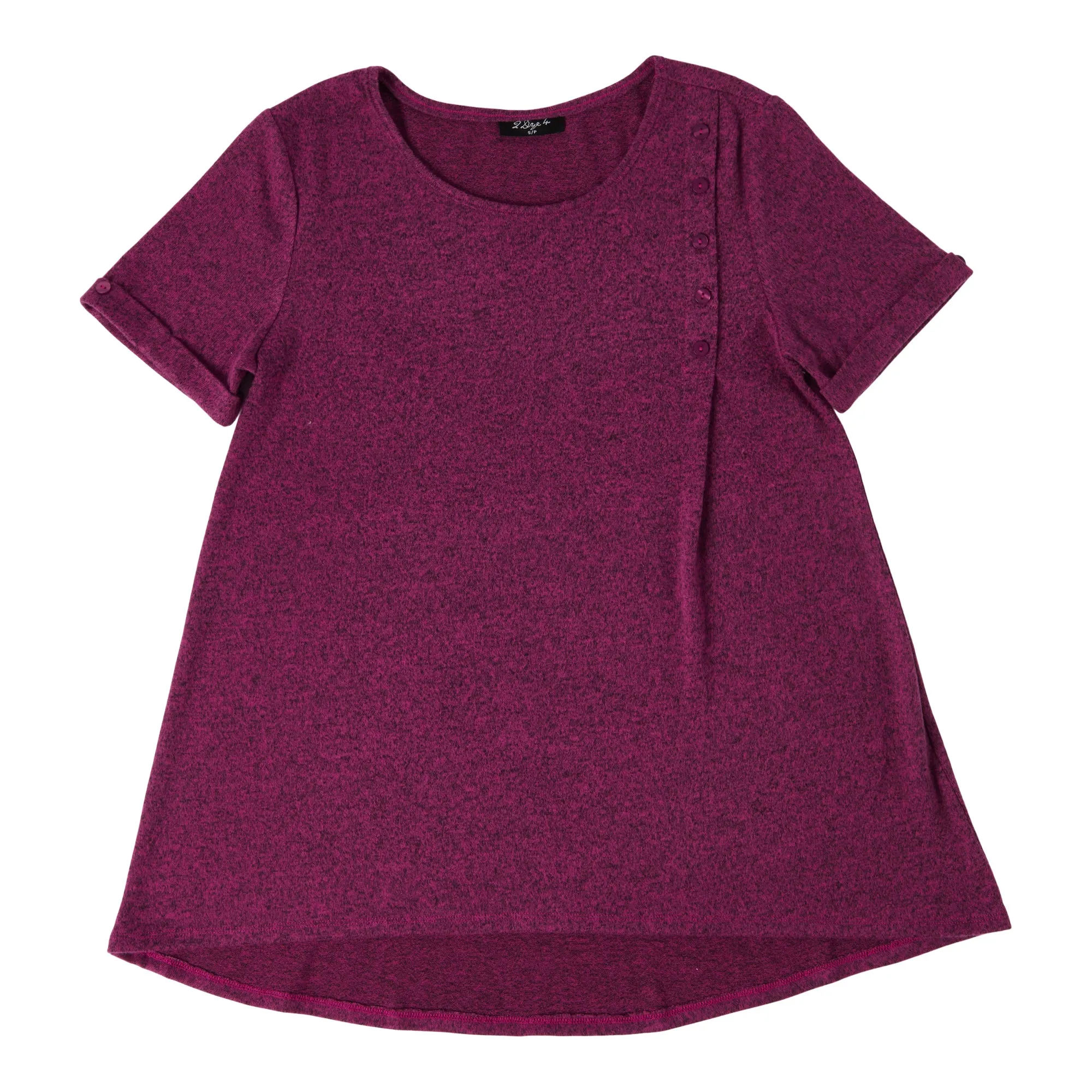 Women's Short Sleeve Button Trimmed Top sold by Giant Tiger product image thumbnail 4