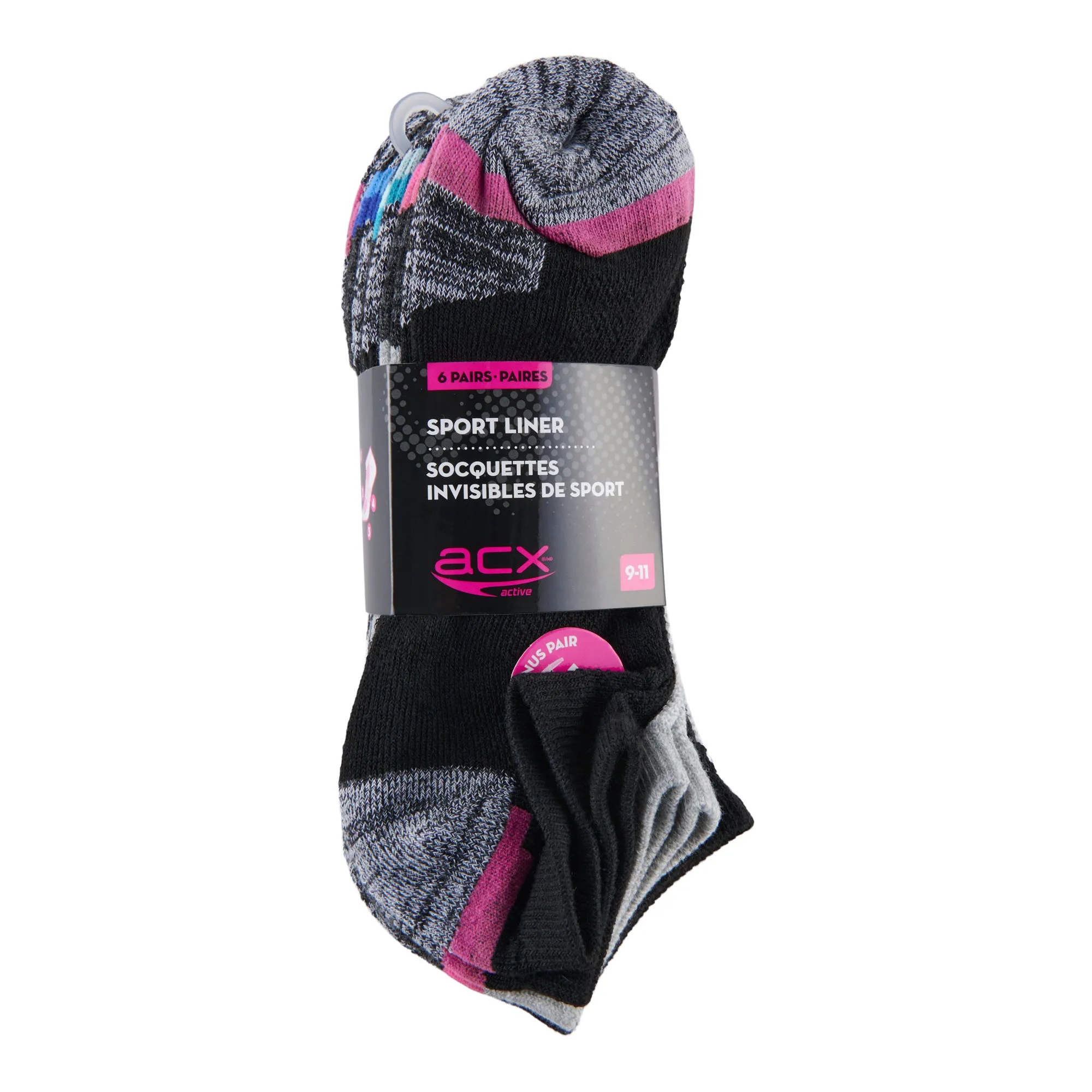 ACX Active Women's Ankle Athletic Socks, 7-Pack sold by Giant Tiger