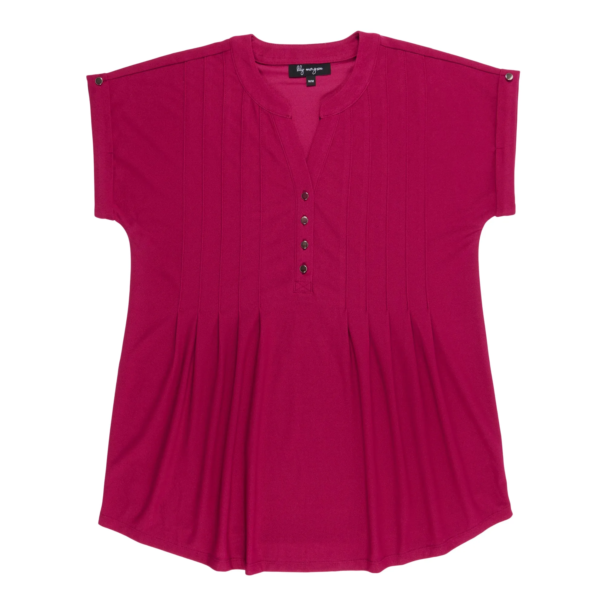 lily morgan Women's Trendsetters Pintuck Solid Top sold by Giant Tiger product image thumbnail 4