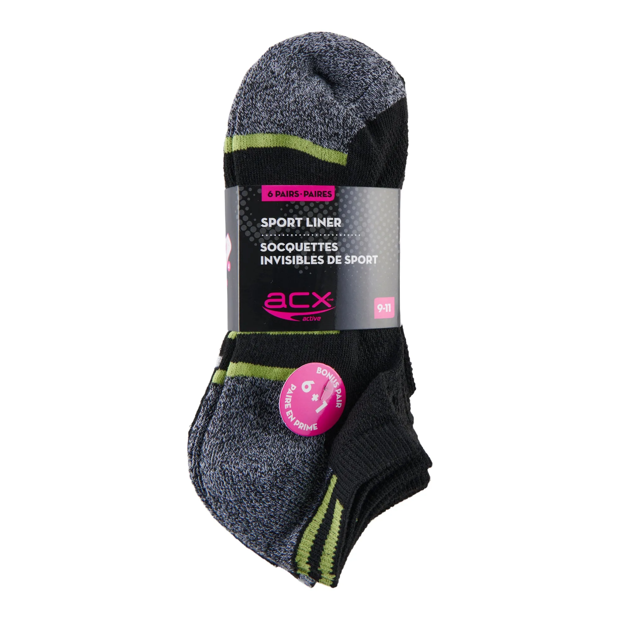 ACX Active Women's Ankle Athletic Socks, 7-Pack sold by Giant Tiger product image thumbnail 5