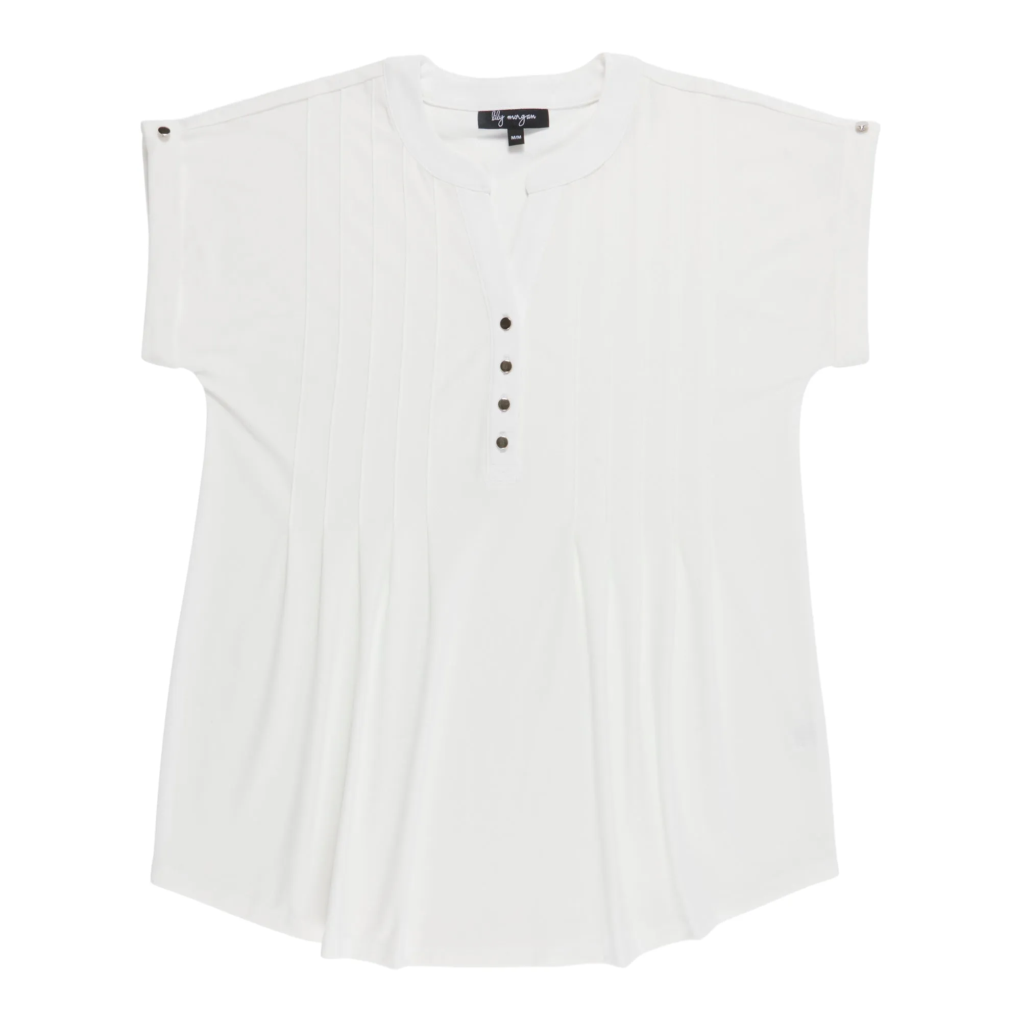 lily morgan Women's Trendsetters Pintuck Solid Top sold by Giant Tiger product image thumbnail 2