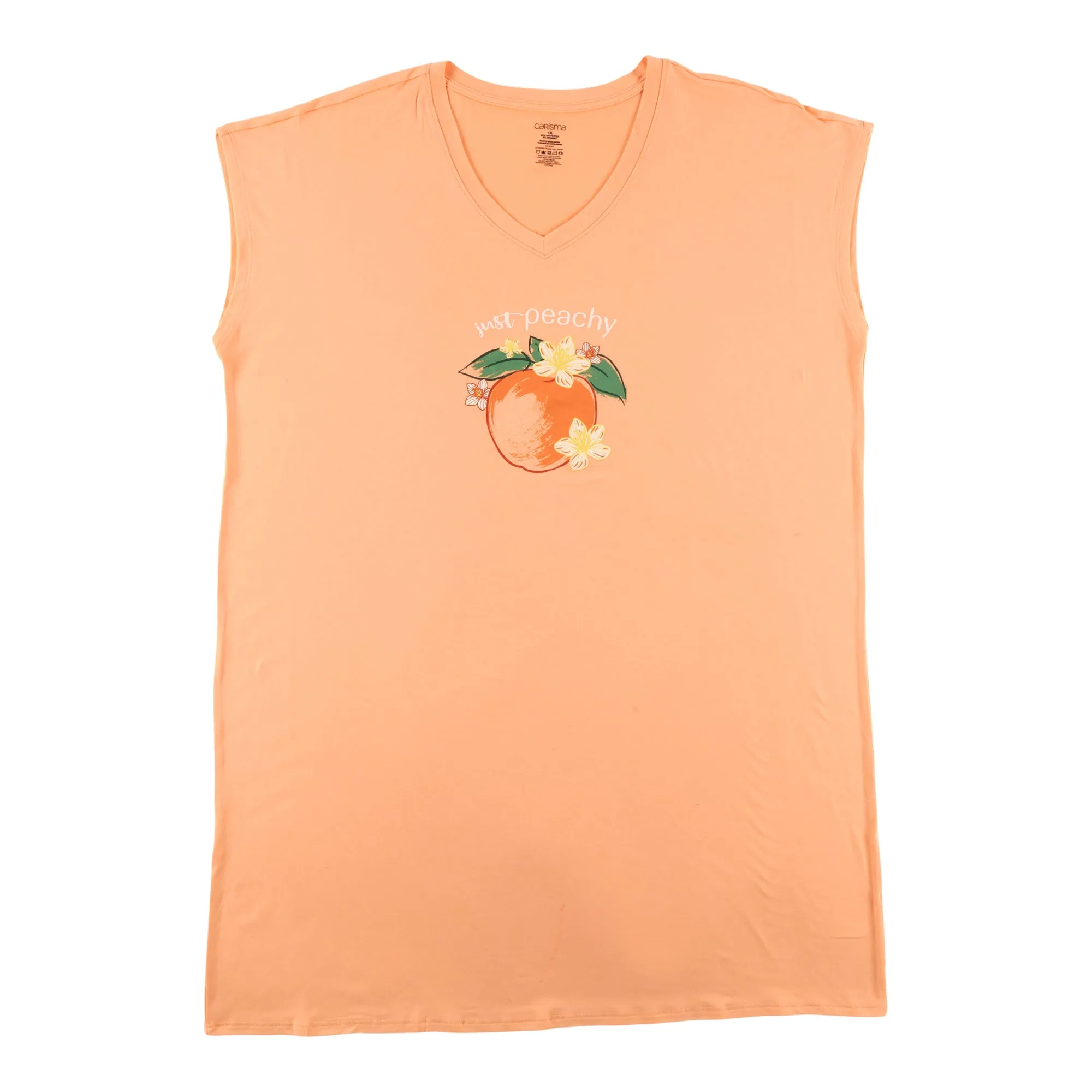 Carisma Women's Plus Peachy Pyjama Sleepshirt sold by Giant Tiger product image thumbnail 2