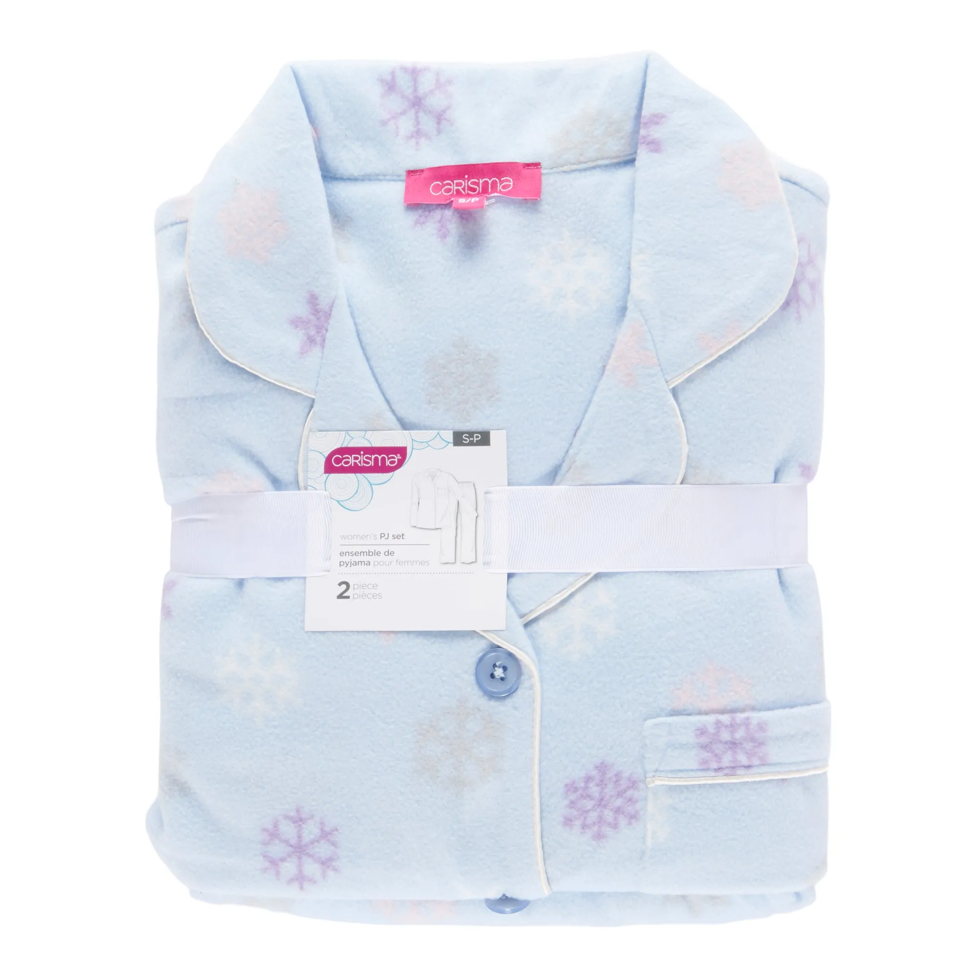 Carisma Women's Micro-Polar Tailored PJ Set, 2-Piece sold by Giant Tiger product image thumbnail 2