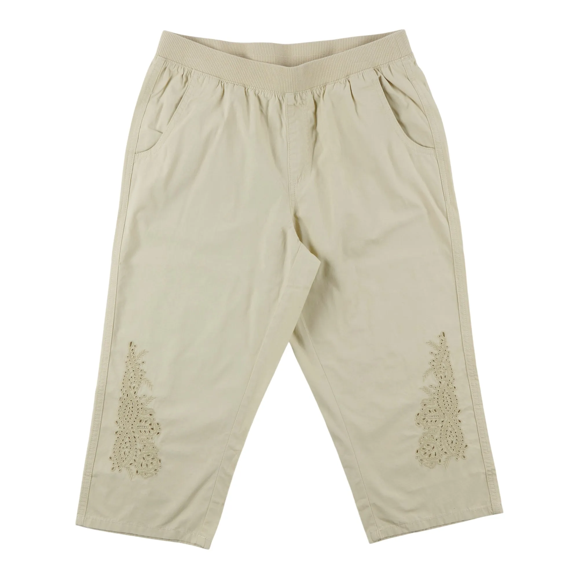 Classic Editions Women's Summer Look Embroidered Capris sold by Giant Tiger product image thumbnail 2