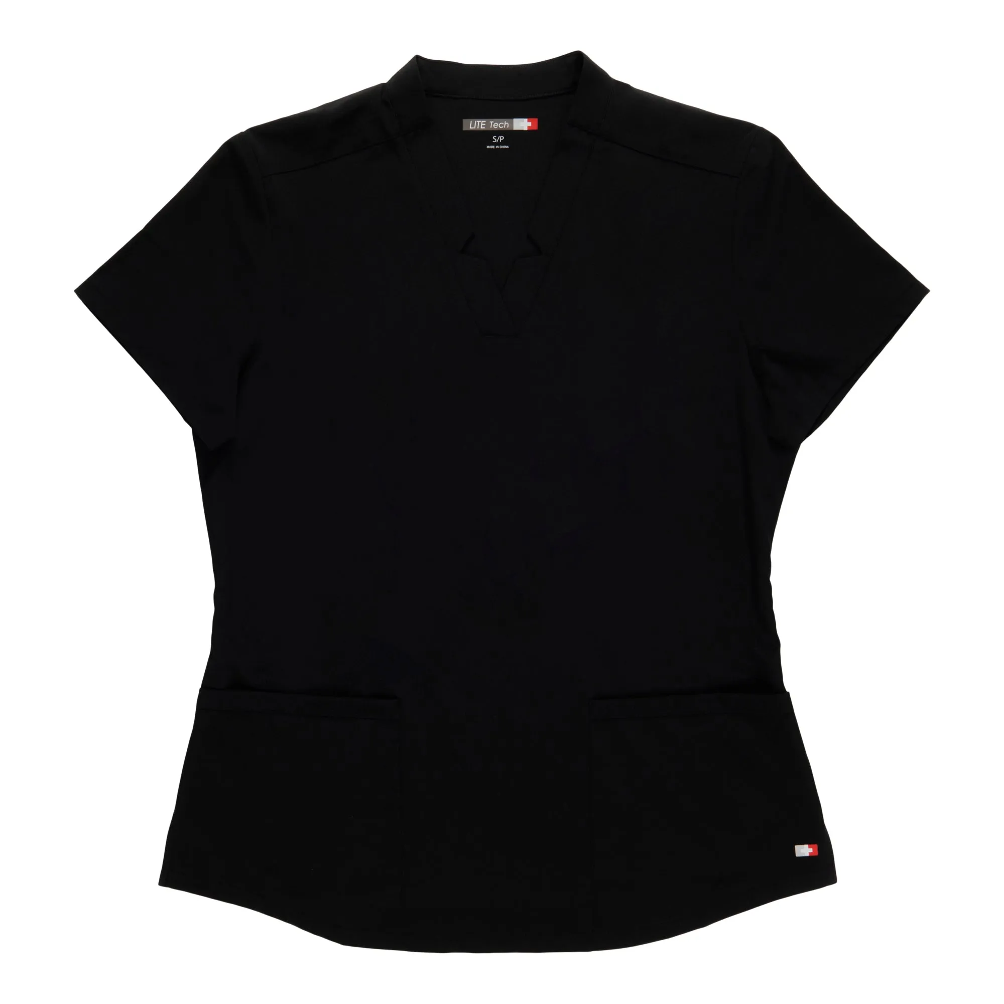 White Cross Women's Lite Tech Solid Scrub Top sold by Giant Tiger