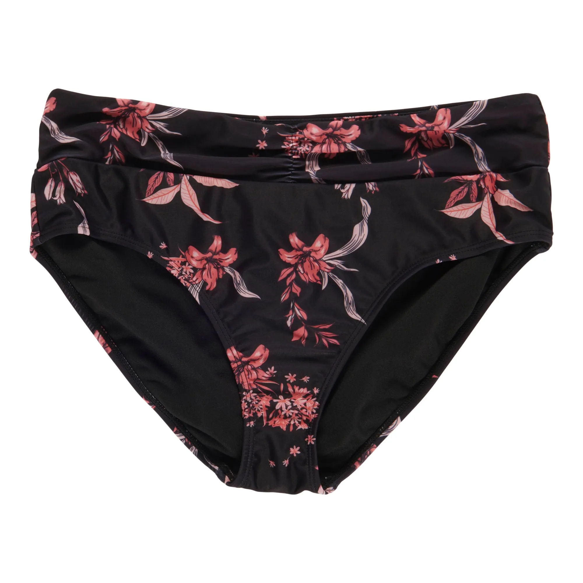 ACX Active Women's Coral Floral High Waisted Bikini Bottoms sold by Giant Tiger