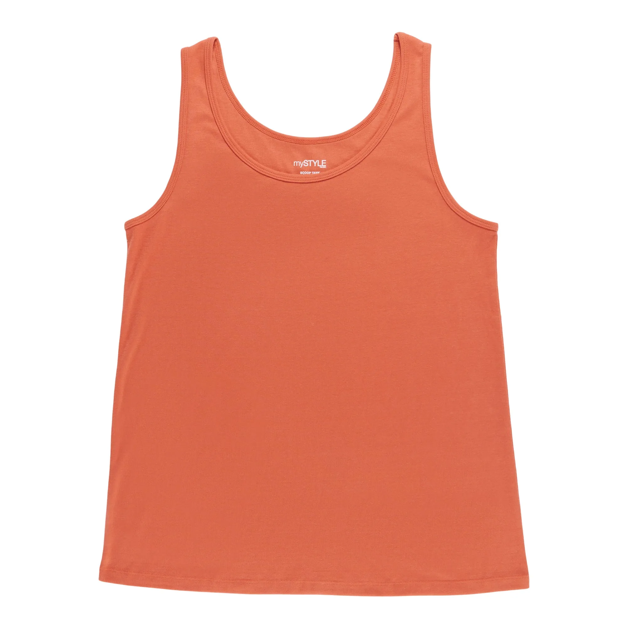 mySTYLE Women's Plus Solid Scoop Neck Tank Top sold by Giant Tiger product image thumbnail 3