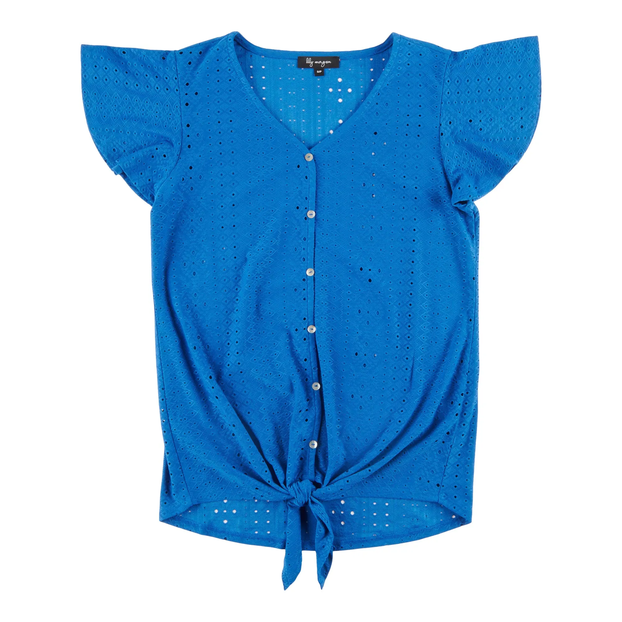 lily morgan Women's Trend Edit Short Sleeve Tie-Front Top sold by Giant Tiger product image thumbnail 3