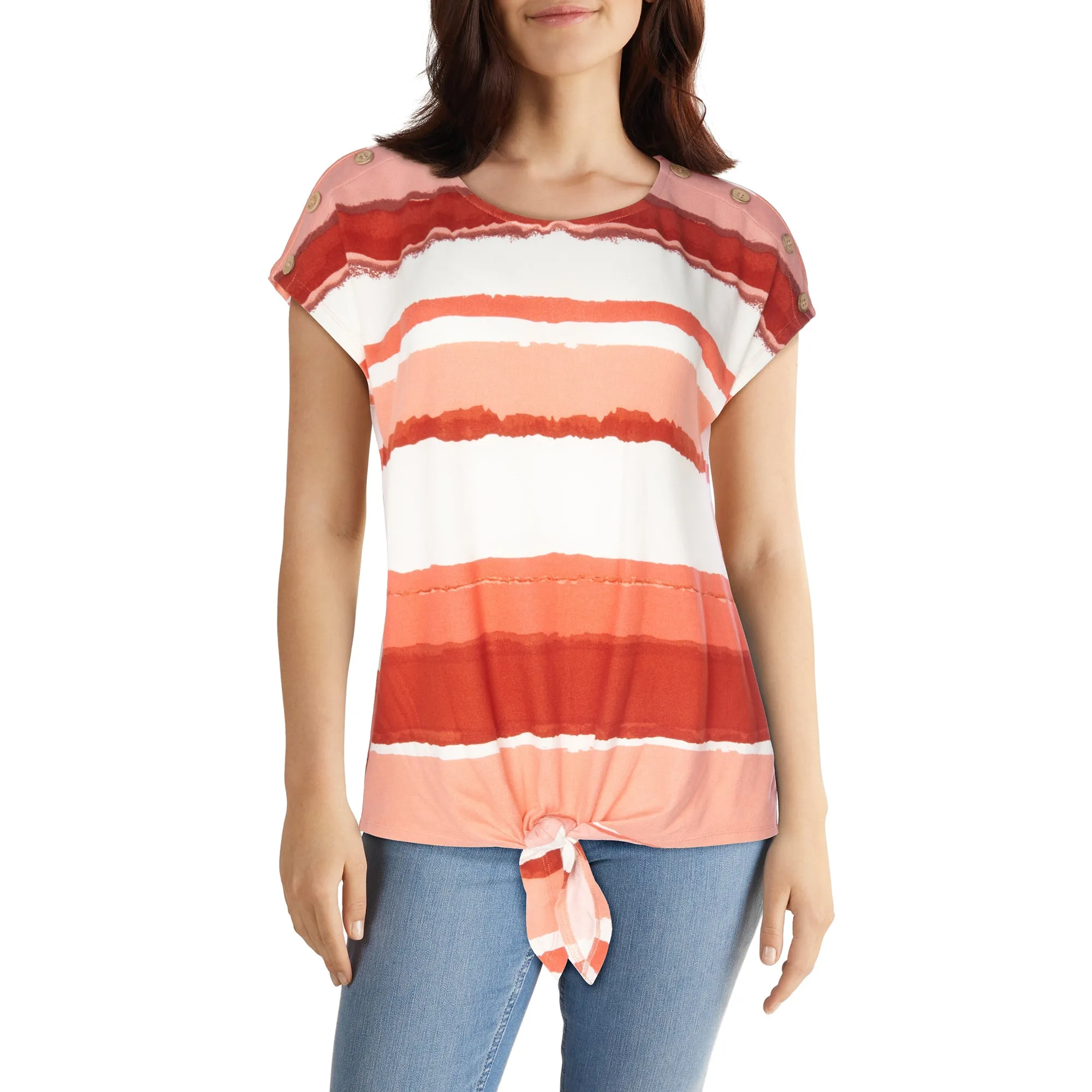 mySTYLE Women's Quest Printed Front Tie Snit Top sold by Giant Tiger product image thumbnail 3