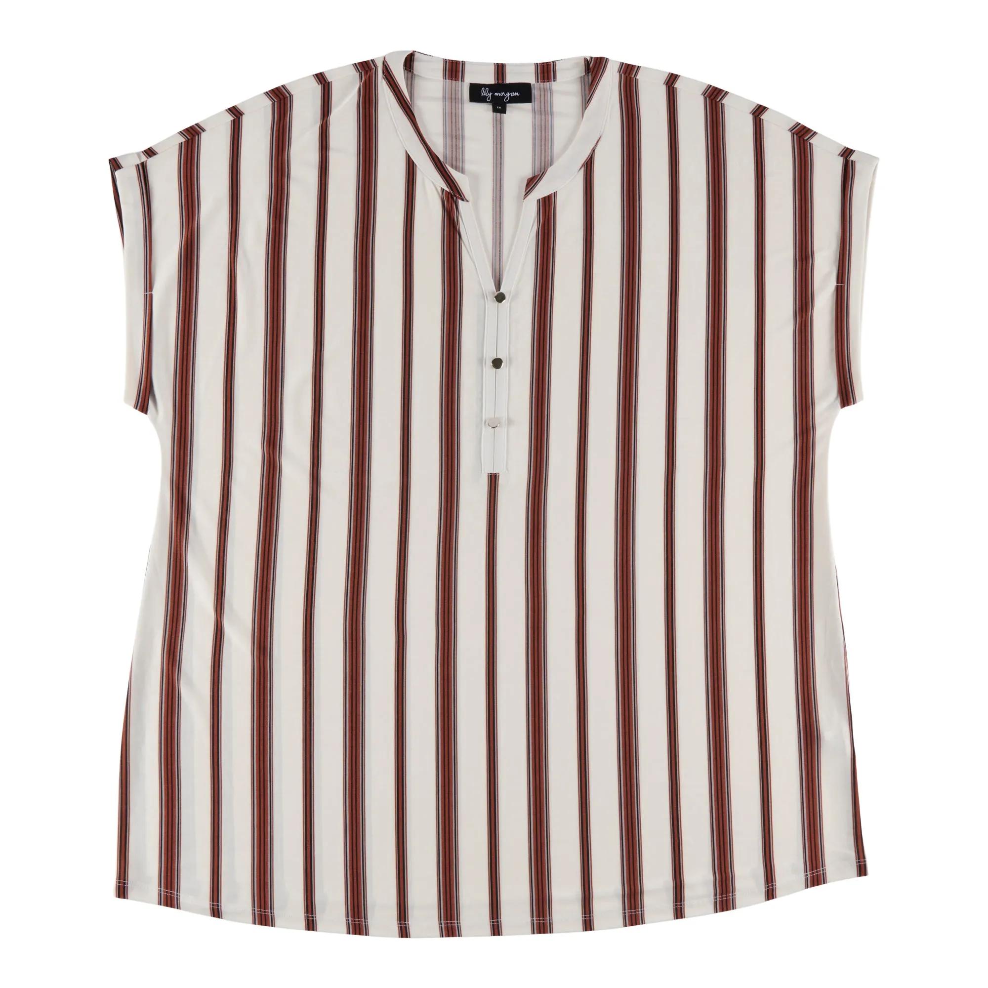 lily morgan Women's Plus Mystic Printed Button Front Top sold by Giant Tiger product image thumbnail 3