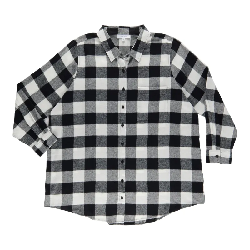 mySTYLE Women's Plus Plaid Tunic Top sold by Giant Tiger