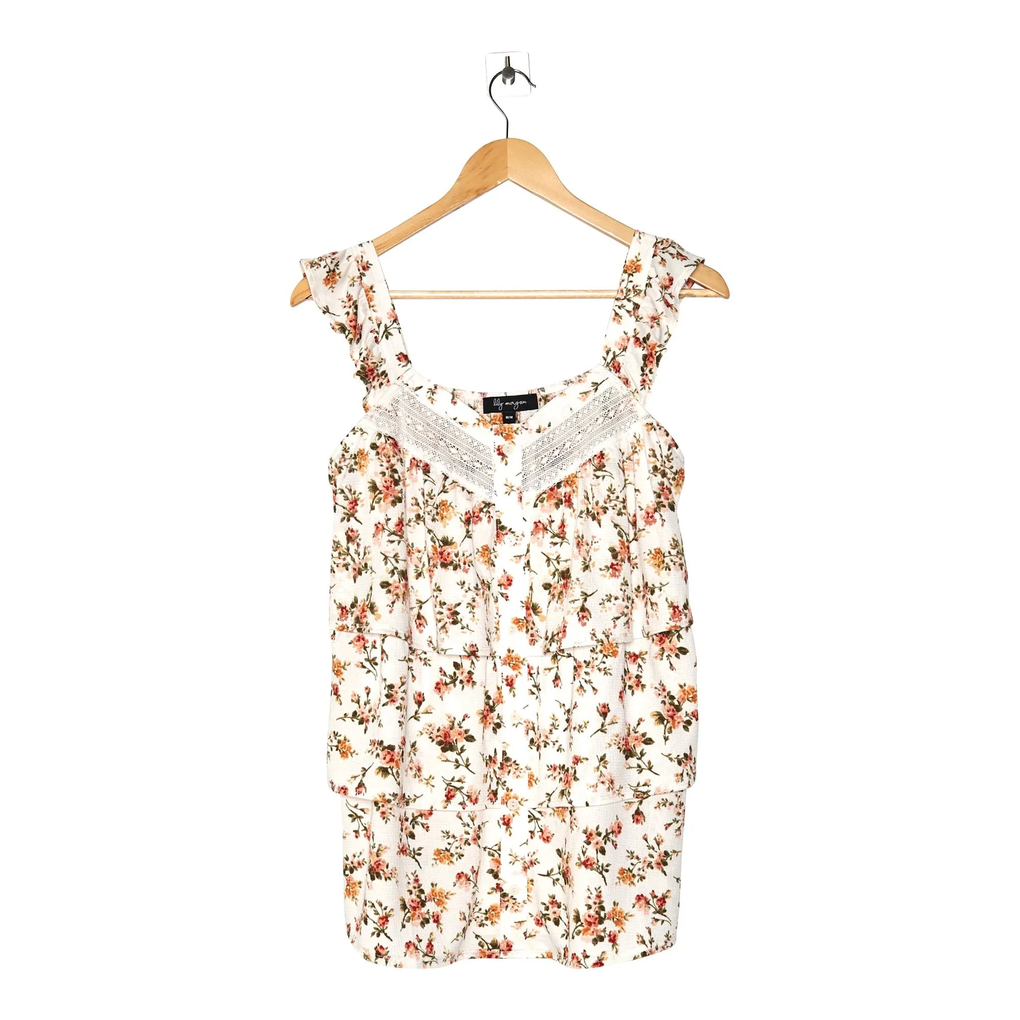 lily morgan Women's Tiered Ruffle Top sold by Giant Tiger product image thumbnail 2