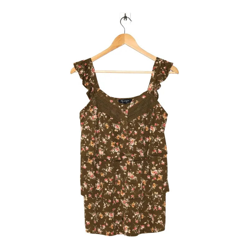 lily morgan Women's Tiered Ruffle Top sold by Giant Tiger