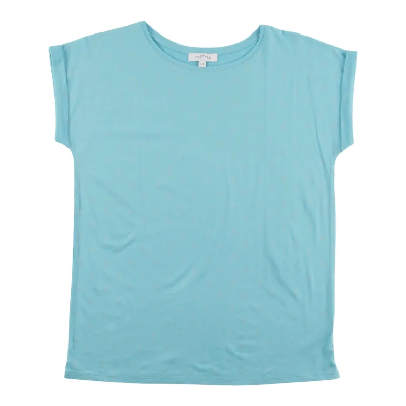 mySTYLE Women's Country Cool Printed Roll Up Sleeve T-Shirt sold by Giant Tiger