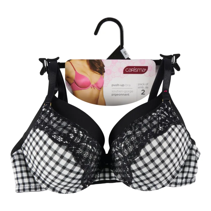 Carisma Women's Push-Up Bra, 2-pack sold by Giant Tiger