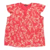 lily morgan Women's Plus V-Neck Tie-Front Blouse sold by Giant Tiger