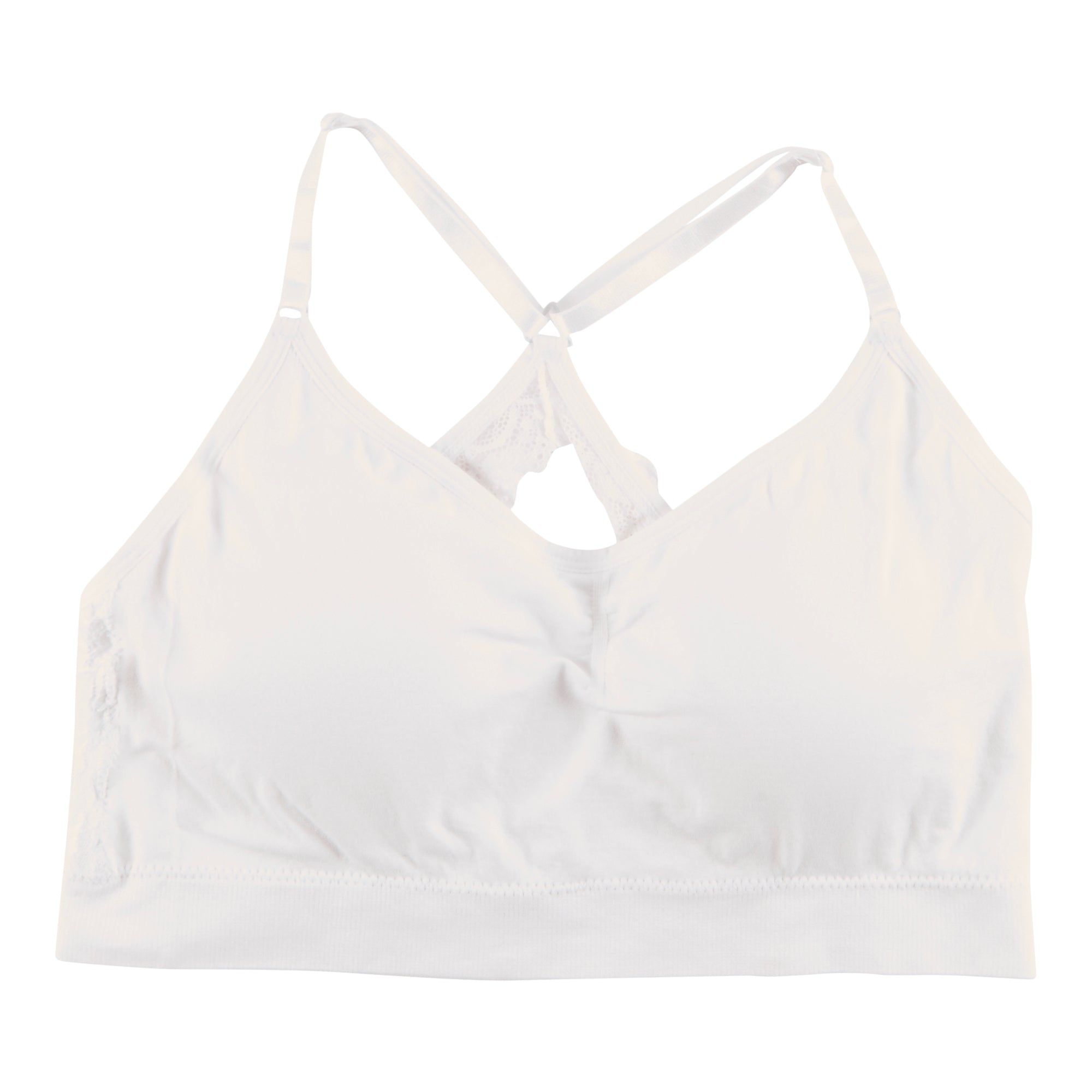 Carisma Women's Plus Seamless Lace Back Bra sold by Giant Tiger