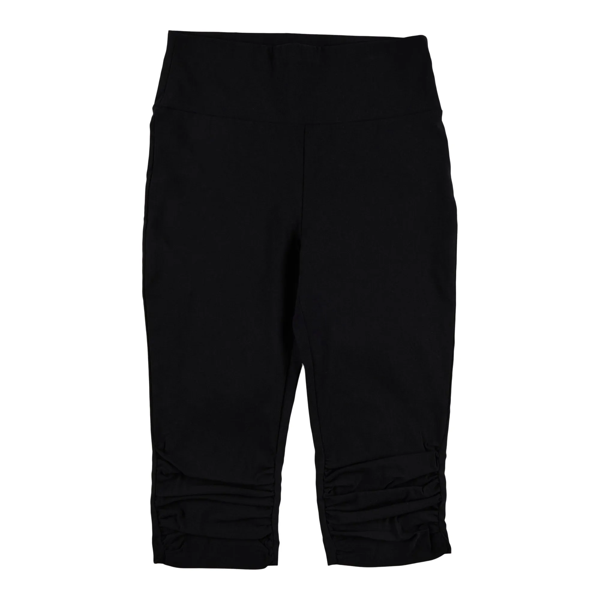 lily morgan Women's Tropical Ruched Knee Capris sold by Giant Tiger