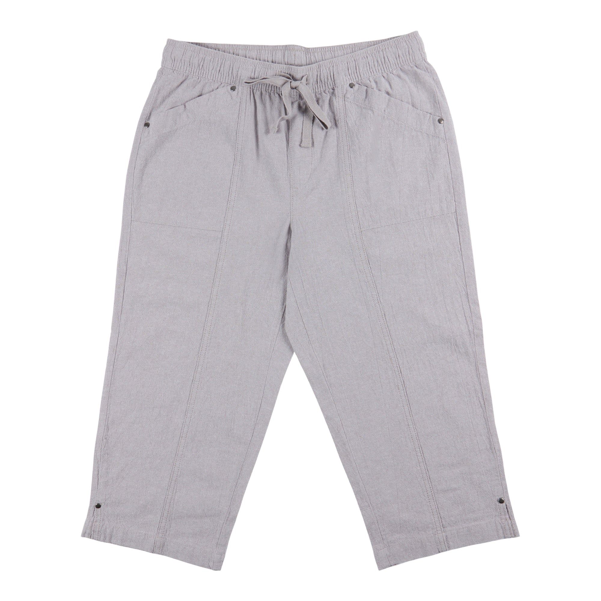 Classic Editions Women's Summer Look Petite Mix Crinkle Capris sold by Giant Tiger product image thumbnail 2