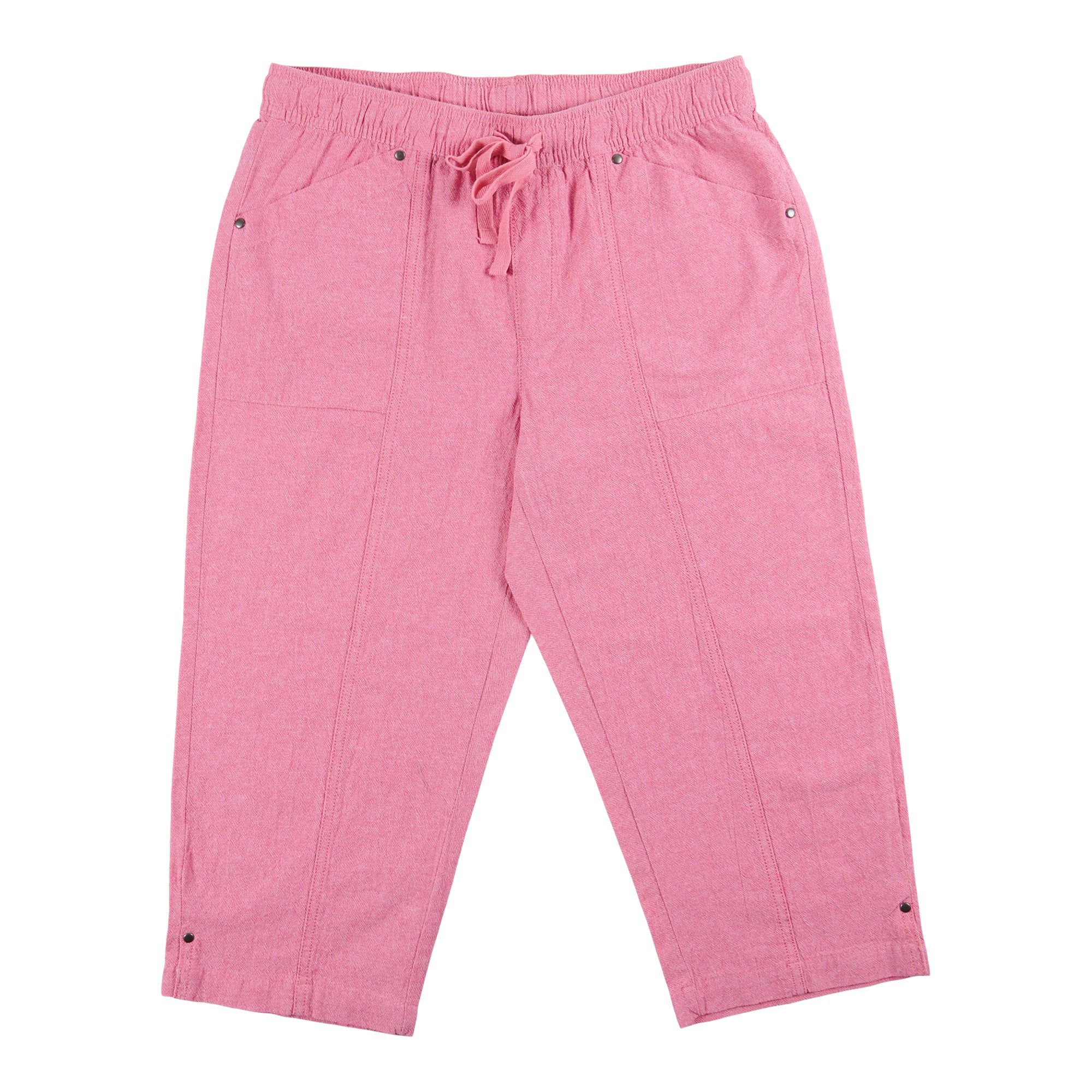 Classic Editions Women's Summer Look Petite Mix Crinkle Capris sold by Giant Tiger product image thumbnail 3