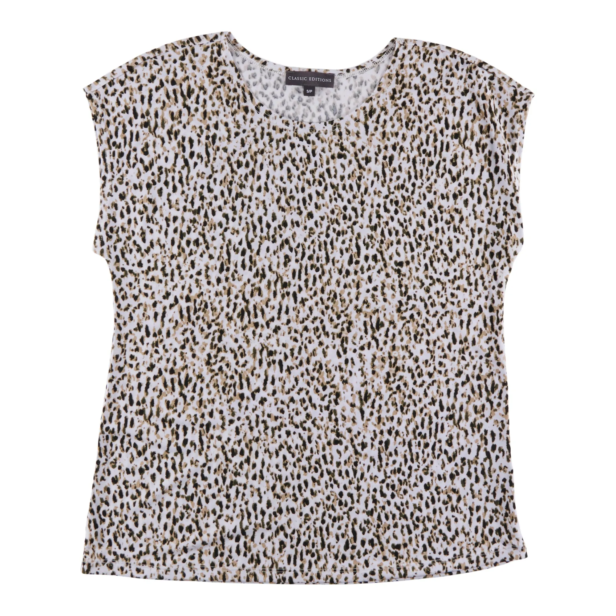 Classic Editions Women's Summer Look Printed Cap Sleeve Top sold by Giant Tiger
