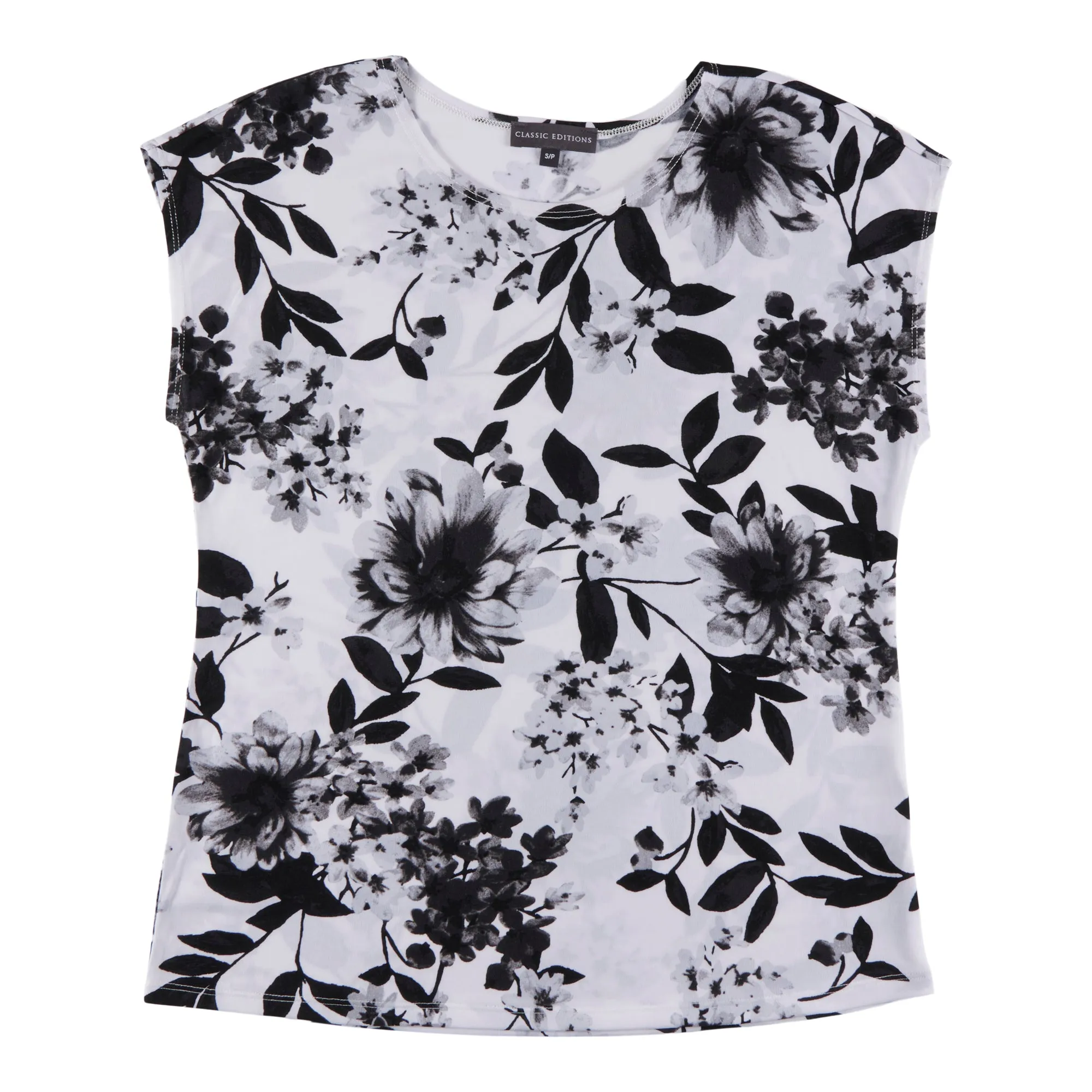 Classic Editions Women's Summer Look Printed Cap Sleeve Top sold by Giant Tiger product image thumbnail 2