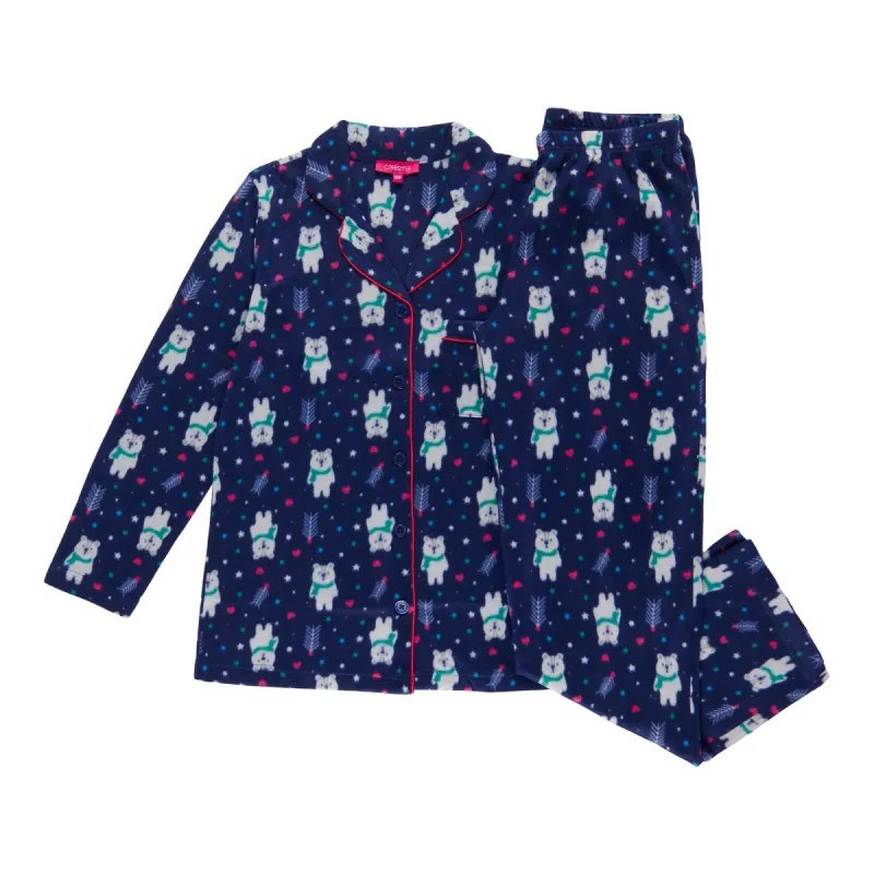 Carisma Women's Tailored Micro-Polar PJ Set, 2-Piece sold by Giant Tiger