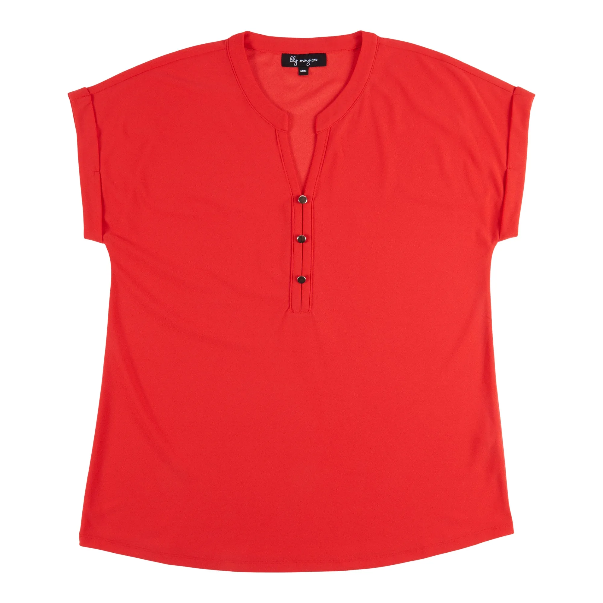 lily morgan Women's City Chic Front Button Top sold by Giant Tiger product image thumbnail 4