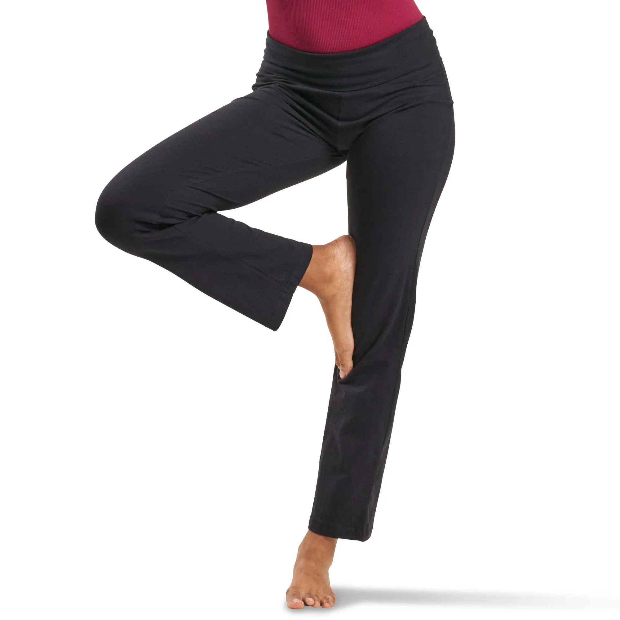 Women's Foldover Yoga Pants sold by Giant Tiger