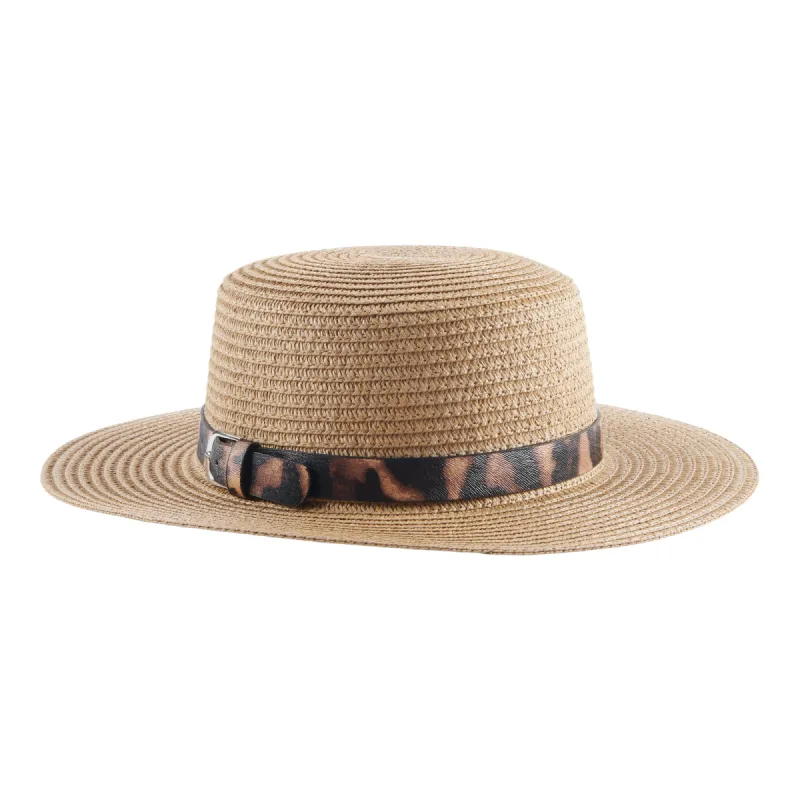 lily morgan Women's Boater Hat with Trim sold by Giant Tiger