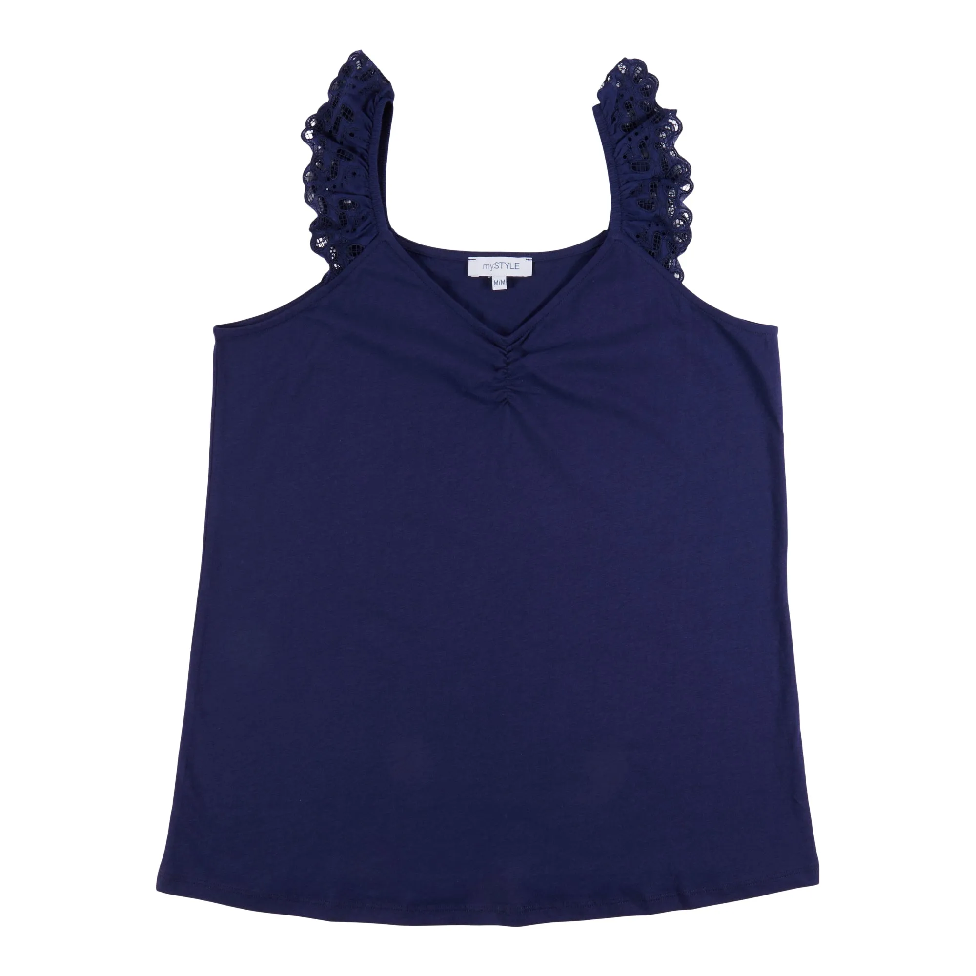 mySTYLE Women's Summer Sizzle Solid Lace Sleeve Camisole sold by Giant Tiger product image thumbnail 2