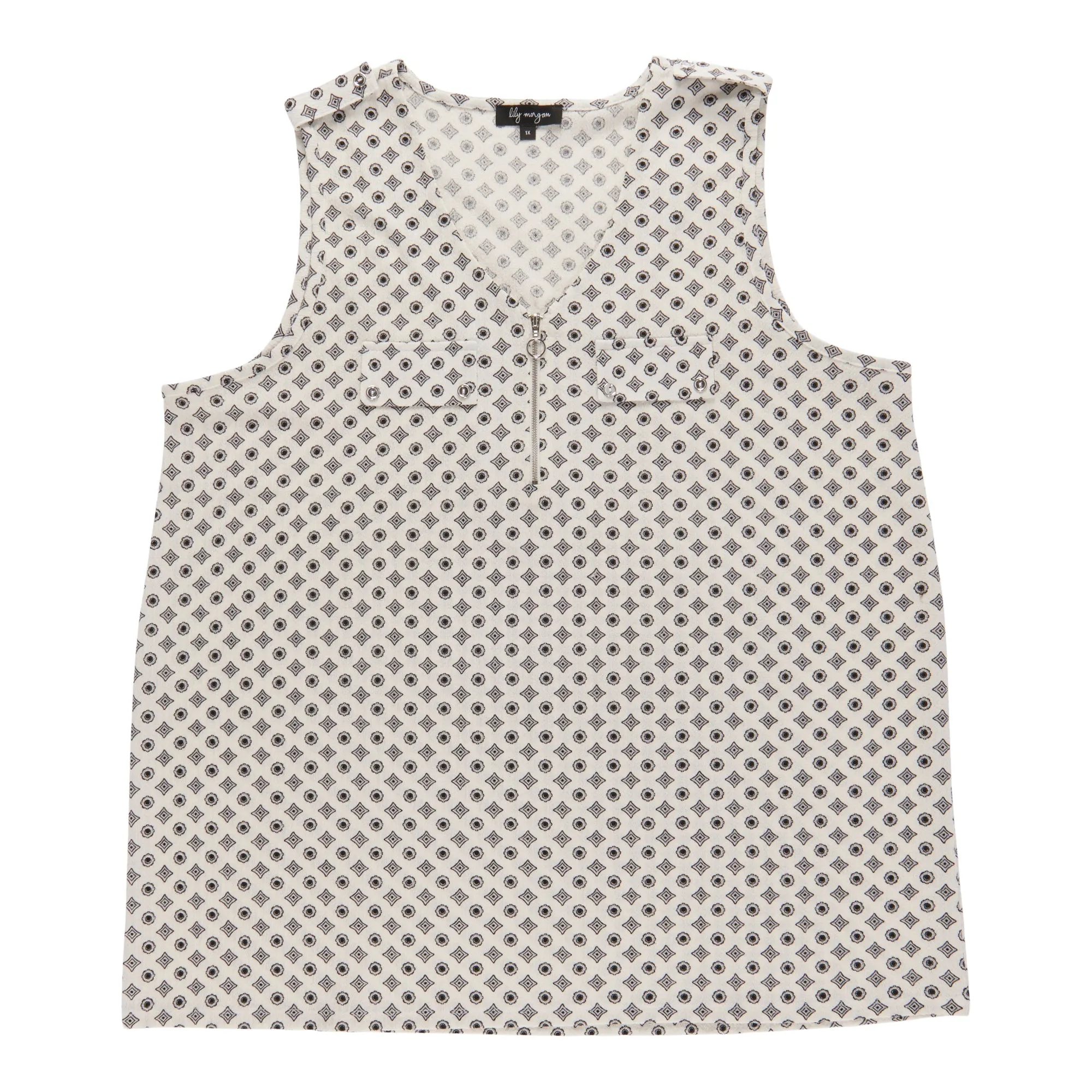 lily morgan Women's Plus Printed V-Neck Camisole sold by Giant Tiger product image thumbnail 2