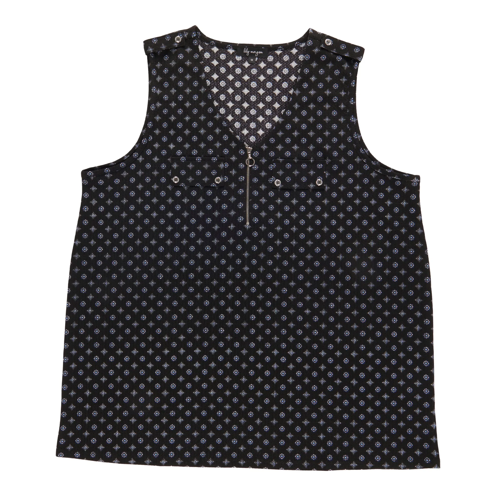 lily morgan Women's Plus Printed V-Neck Camisole sold by Giant Tiger