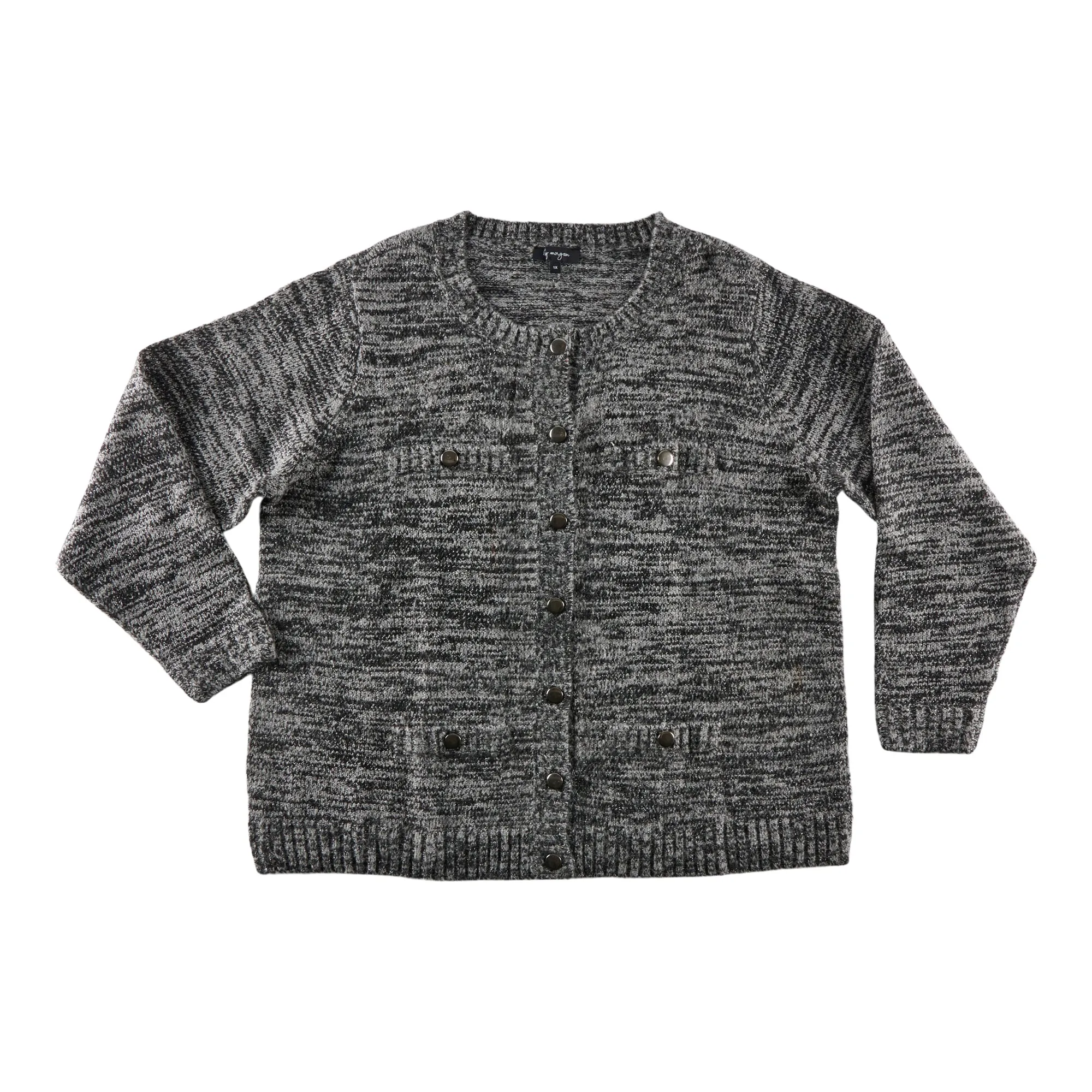 lily morgan Women's Plus Lurex Cardigan sold by Giant Tiger product image thumbnail 2