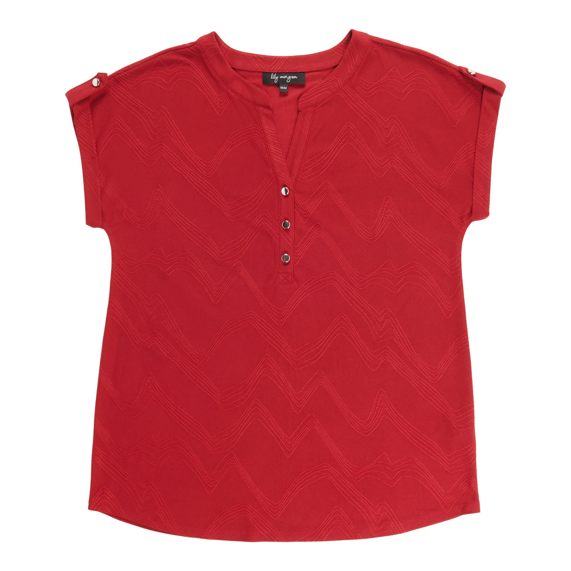 lily morgan Women's Tab Short Sleeve Top sold by Giant Tiger product image thumbnail 4