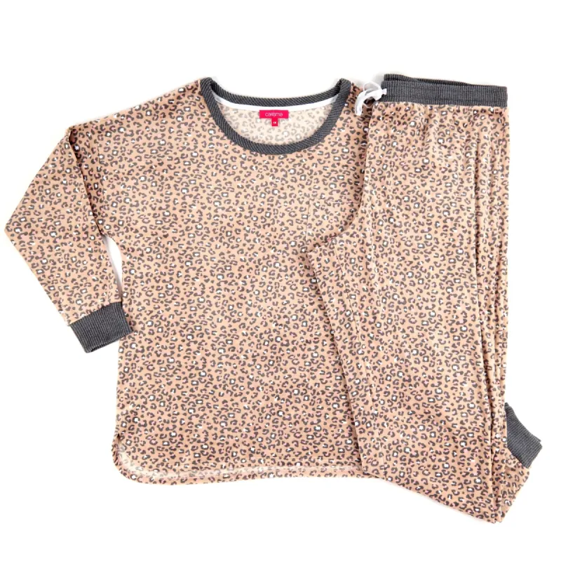 Carisma Women's Plus Autumn Dusk Velour PJ Set, 2-Piece sold by Giant Tiger