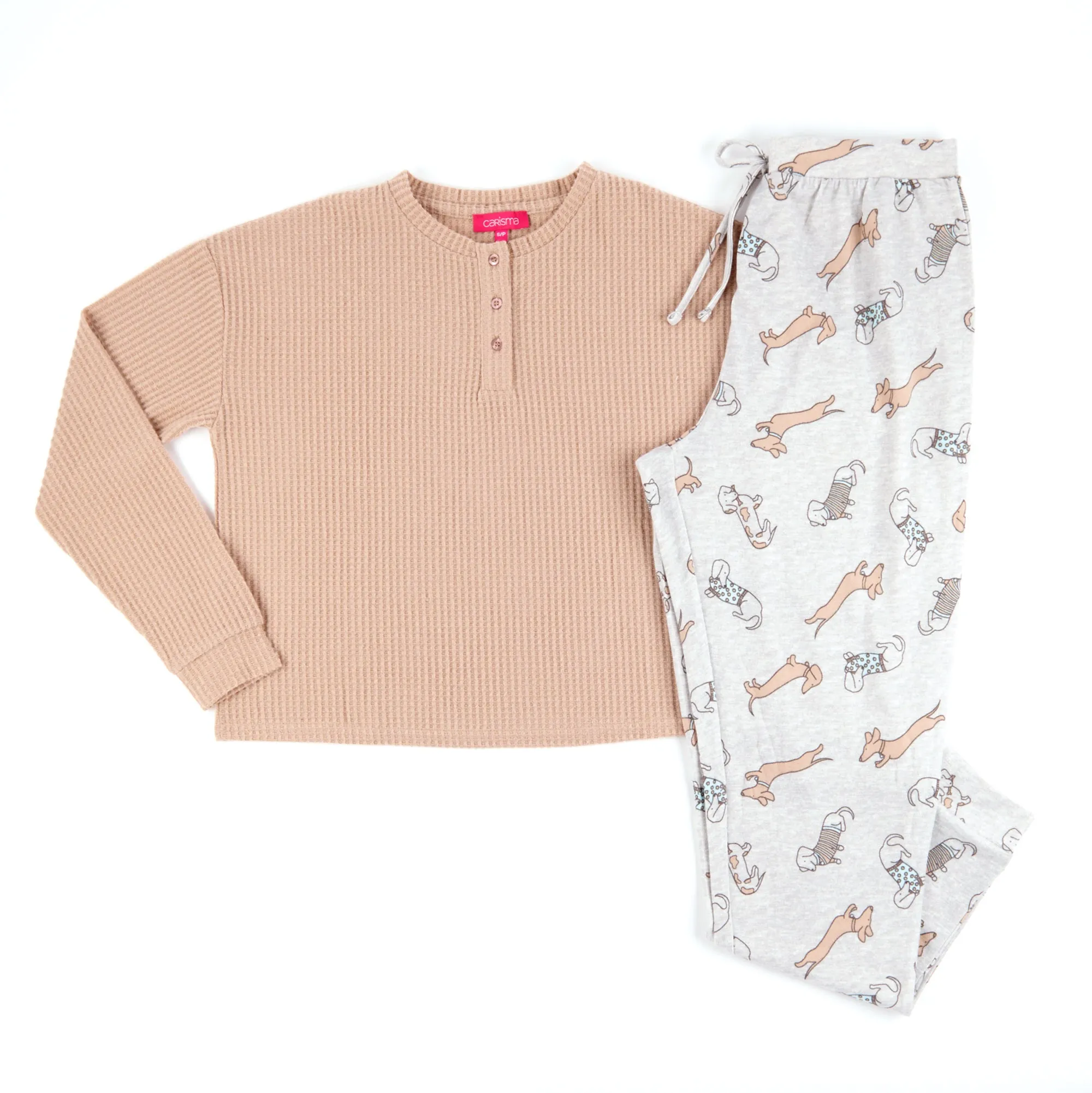 Carisma Women's Thermal Hacci PJ Set, 2-Pieces sold by Giant Tiger product image thumbnail 2