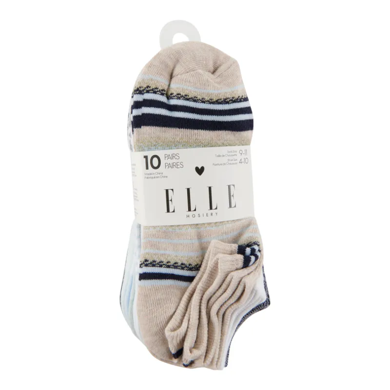 Women's Elle Low Cut Socks, 10-Pack sold by Giant Tiger