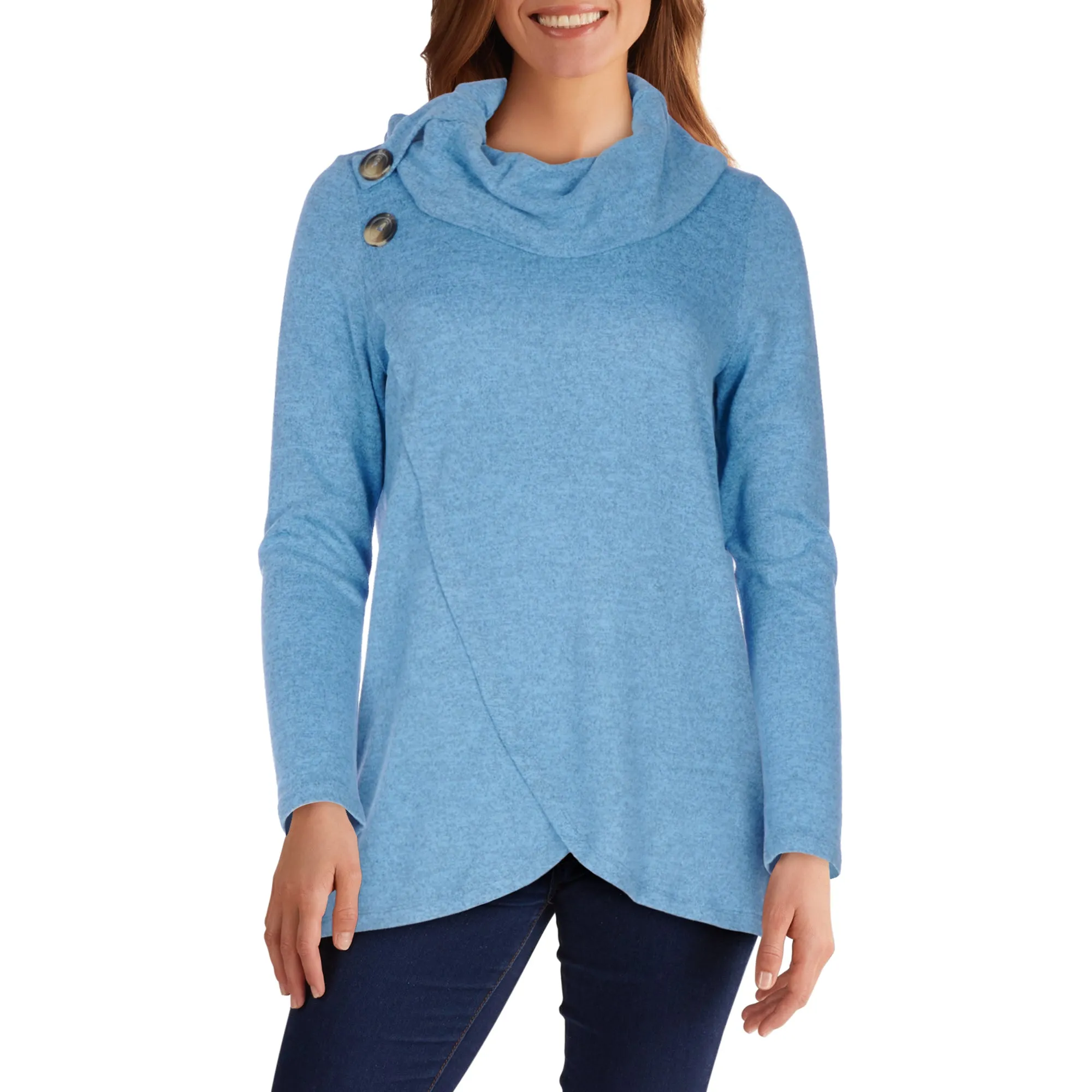 mySTYLE Women's Mock Cowl Neck Snit Top sold by Giant Tiger product image thumbnail 3