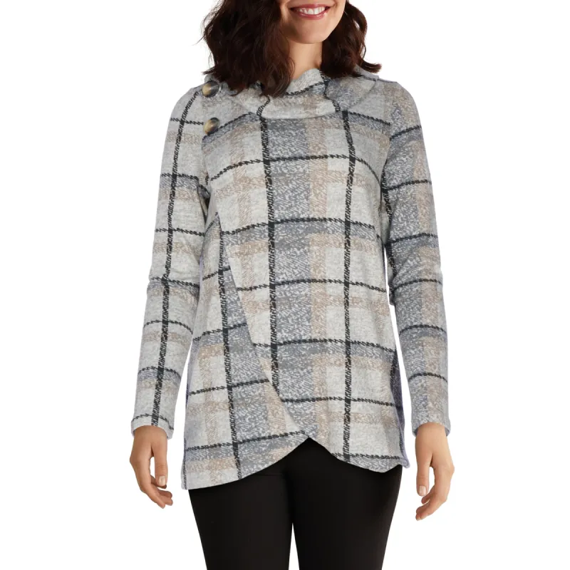 mySTYLE Women's Mock Cowl Neck Snit Top sold by Giant Tiger