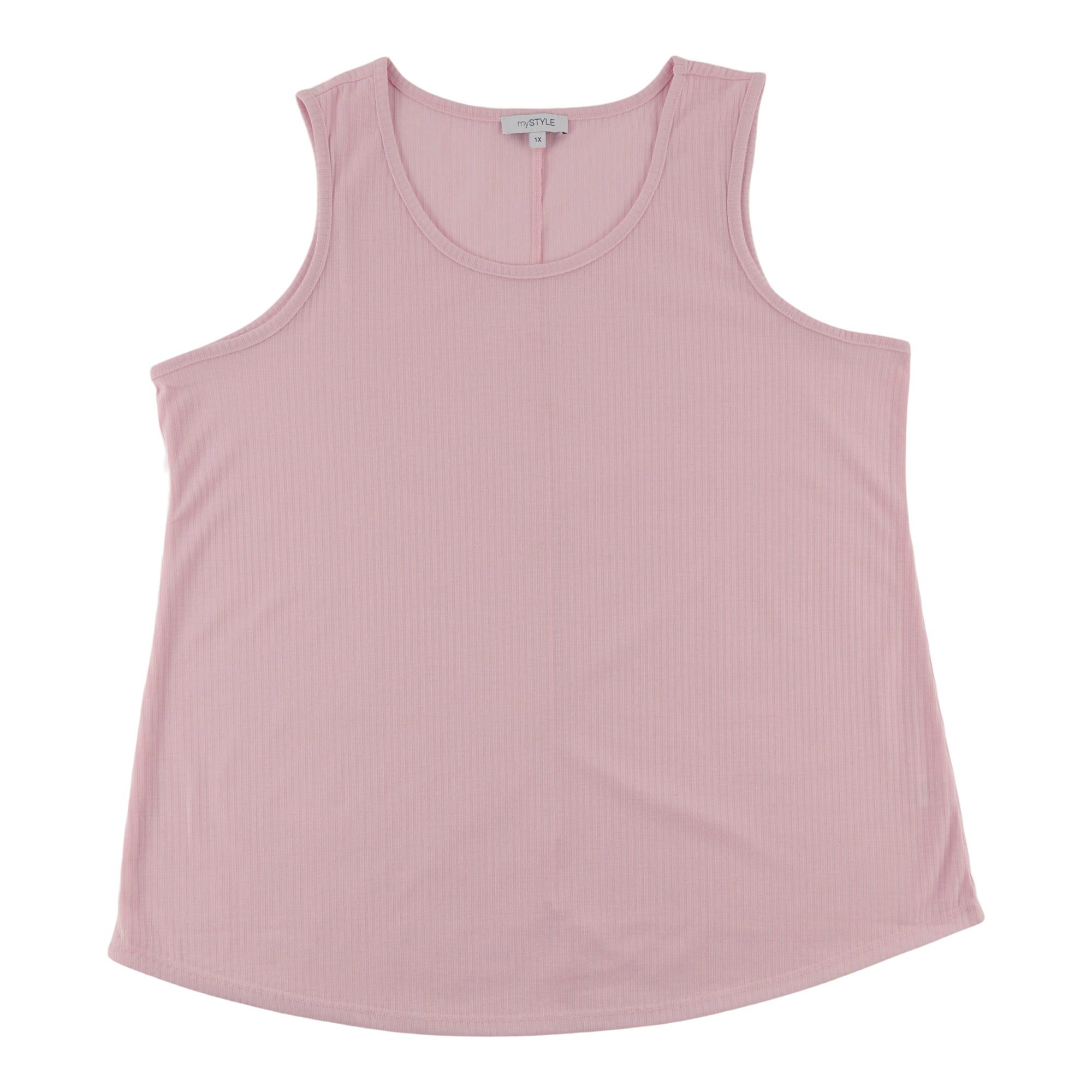 mySTYLE Women's Plus Ribbed Tank Top sold by Giant Tiger product image thumbnail 3
