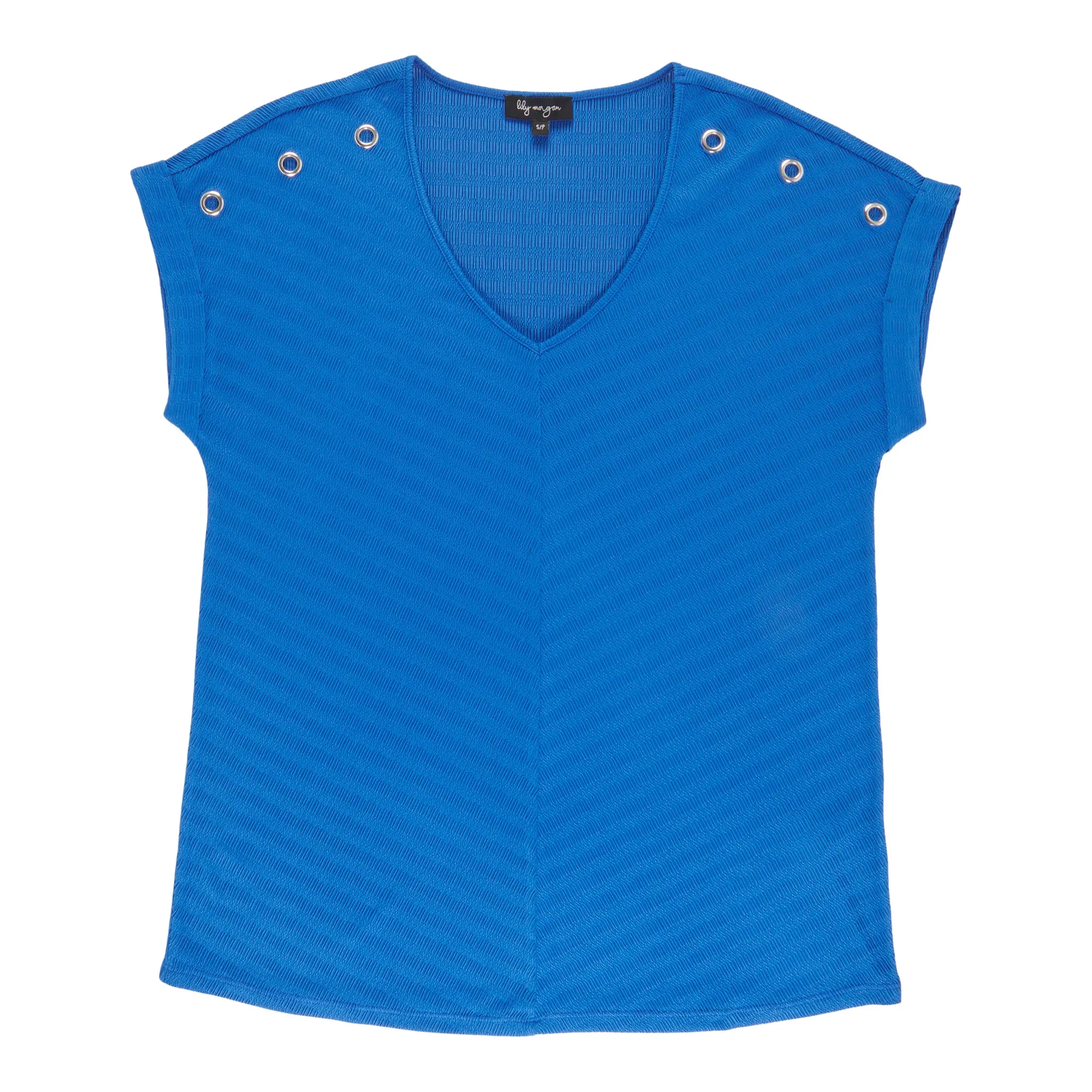 lily morgan Women's V-Neck Grommet Detail Blouse sold by Giant Tiger product image thumbnail 3