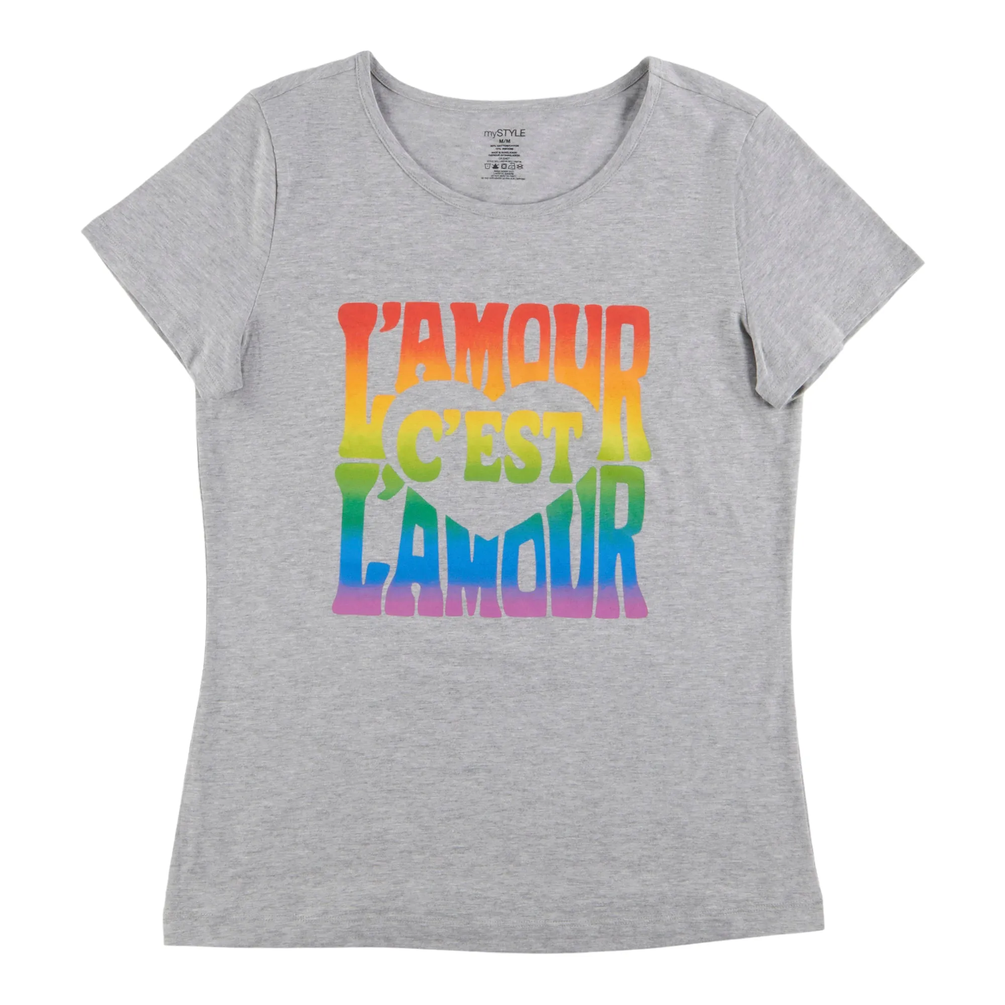 Adult Pride Graphic Printed T-Shirt, French sold by Giant Tiger product image thumbnail 2