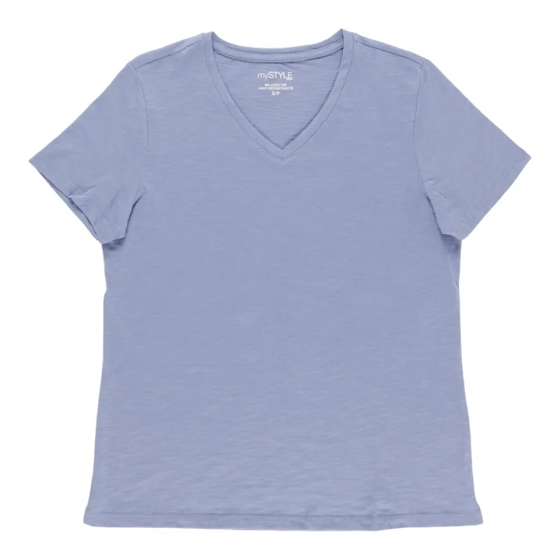 mySTYLE Women's V-Neck Lightweight Blouse sold by Giant Tiger