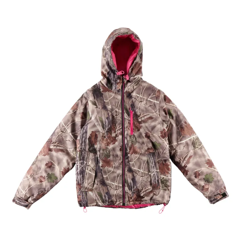 Mountain Ridge Women's Camo Rain Jacket sold by Giant Tiger